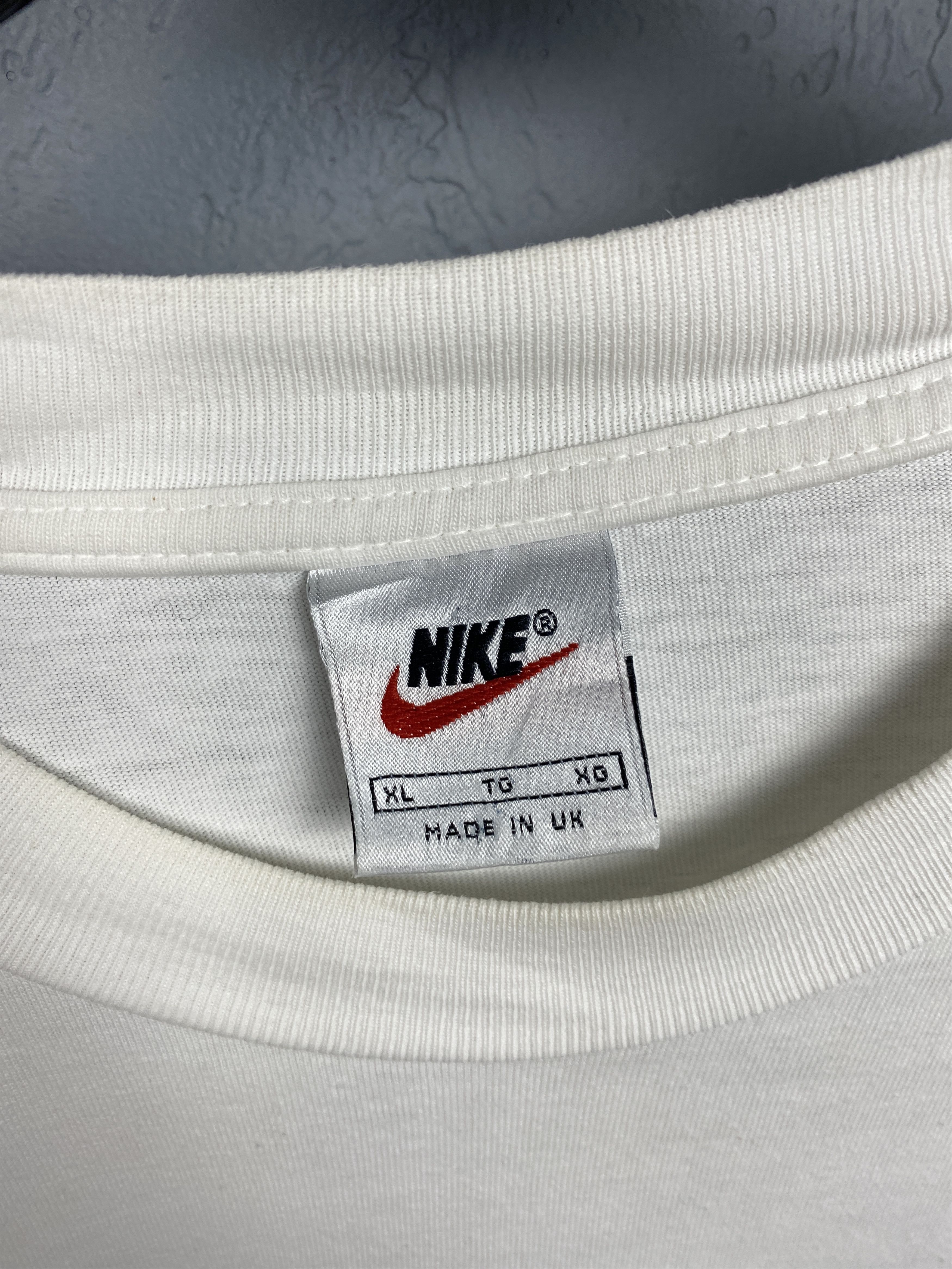 Nike × Vintage Nike Vintage Tennis Court Mens Big Logo T-Shirt Tee Size US XL / EU 56 / 4 - 6 Thumbnail