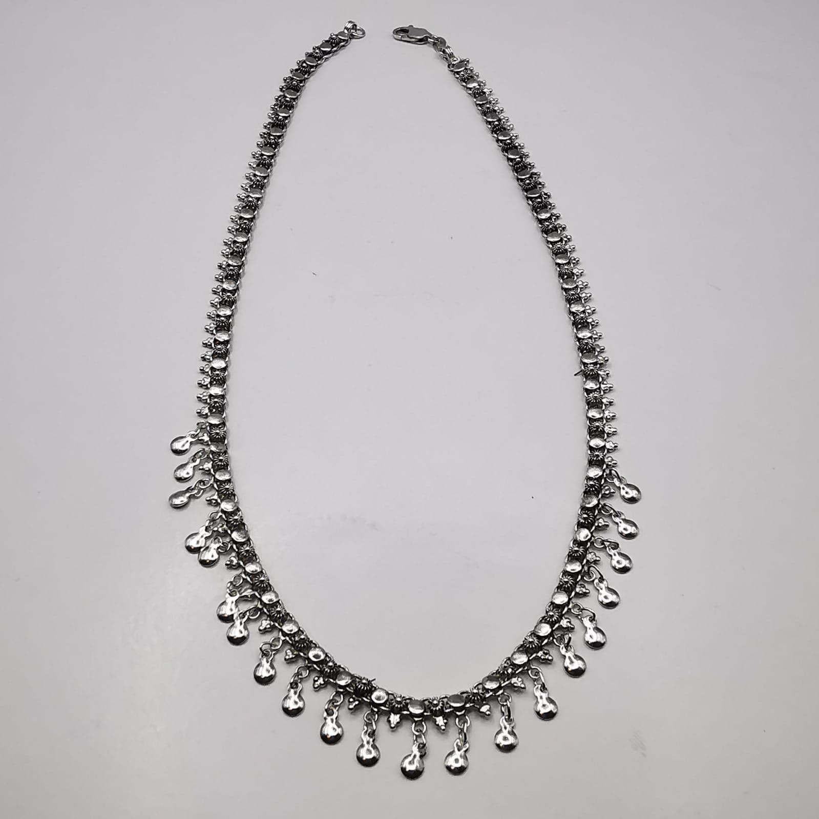 Sterling Silver Vintage Jewelry Chain,925 Sterling Silver,Signed 25,10g Size ONE SIZE - 2 Thumbnail