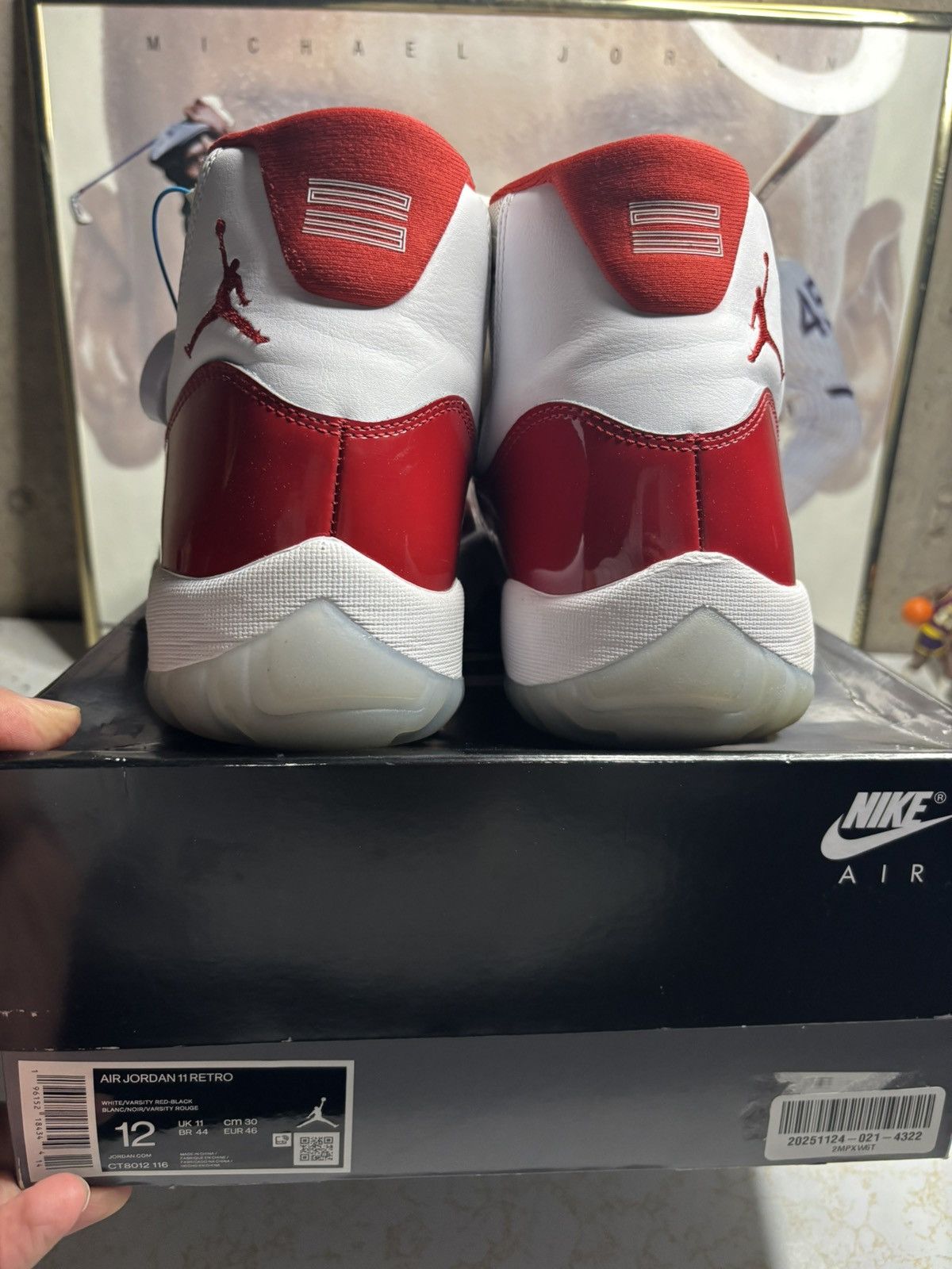 Jordan Brand Air Jordan 11 Retro Cherry Size US 12 / EU 45 - 7 Thumbnail