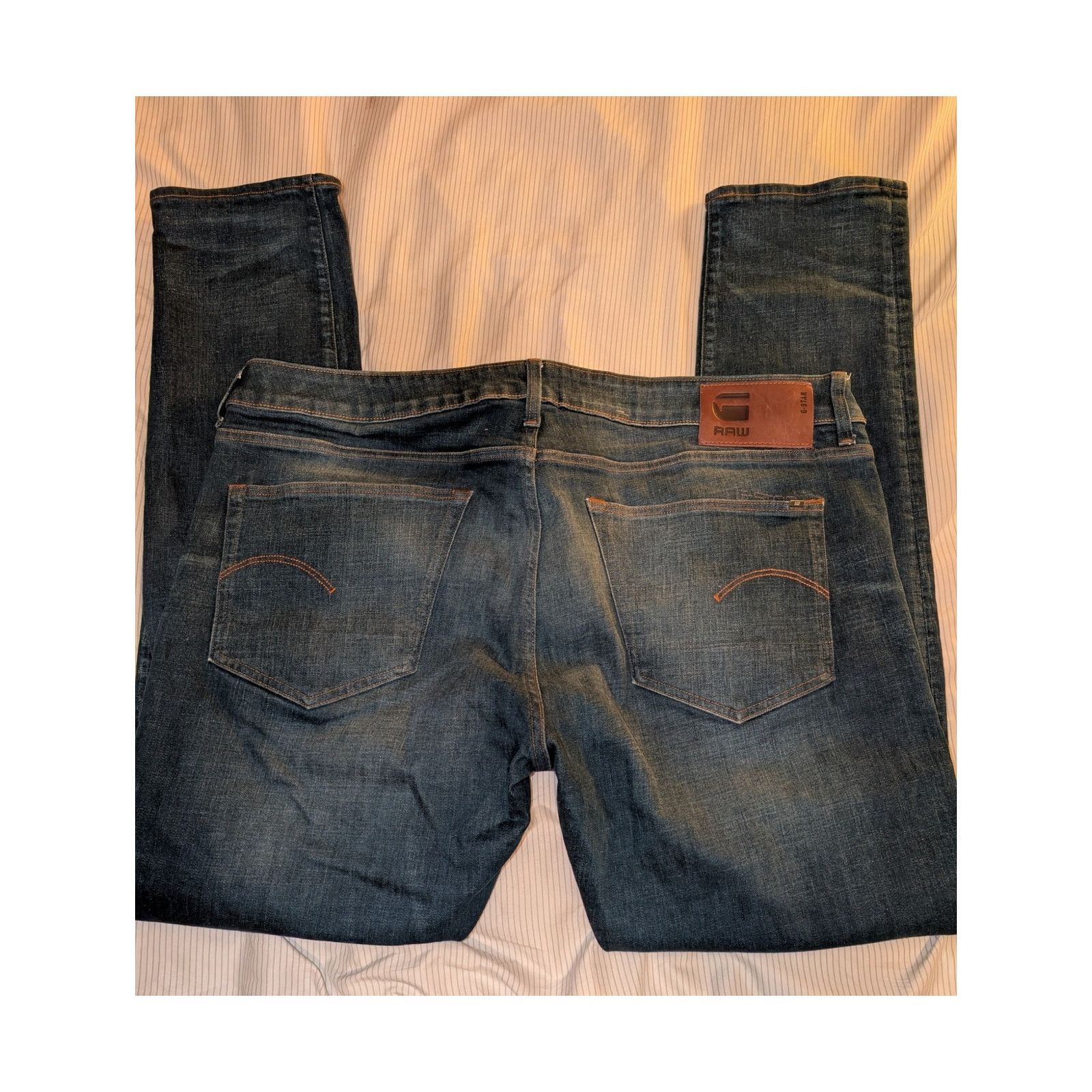 G-Star G-Star Raw Slim 3301 Jeans Size 38-31 fit 34 on tag Stretch Size US 38 / EU 54 - 6 Thumbnail