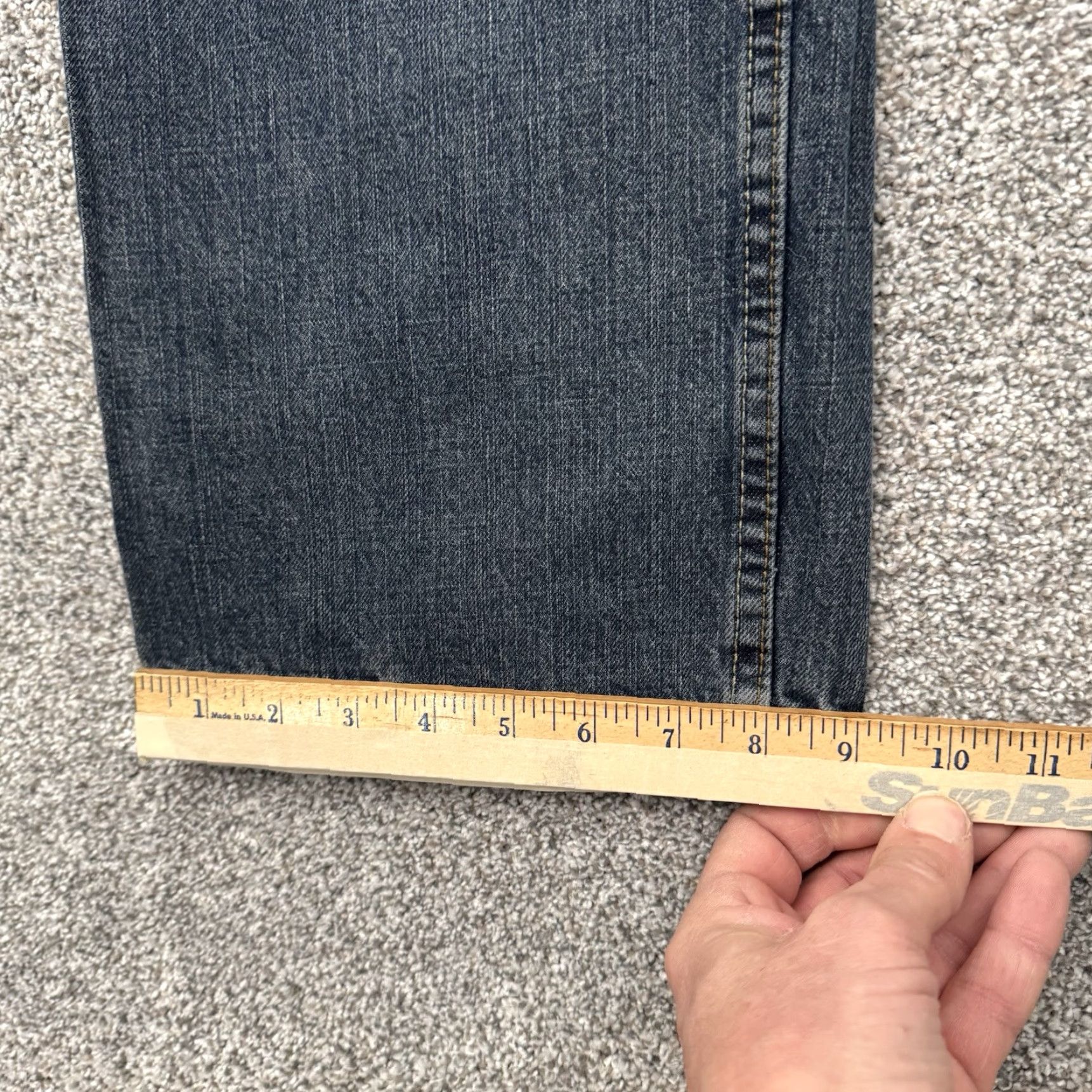 Lee Lee Jeans Mens 36x30 Jeans Relaxed Straight Leg City Grunge Y2K Inspired Size US 36 / EU 52 - 2 Thumbnail