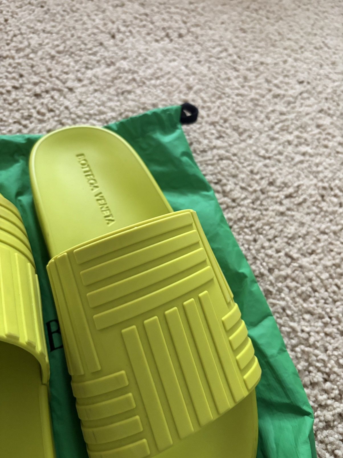 Bottega Veneta Bottega Veneta Embossed Slides Size US 10 / EU 43 - 2 Thumbnail