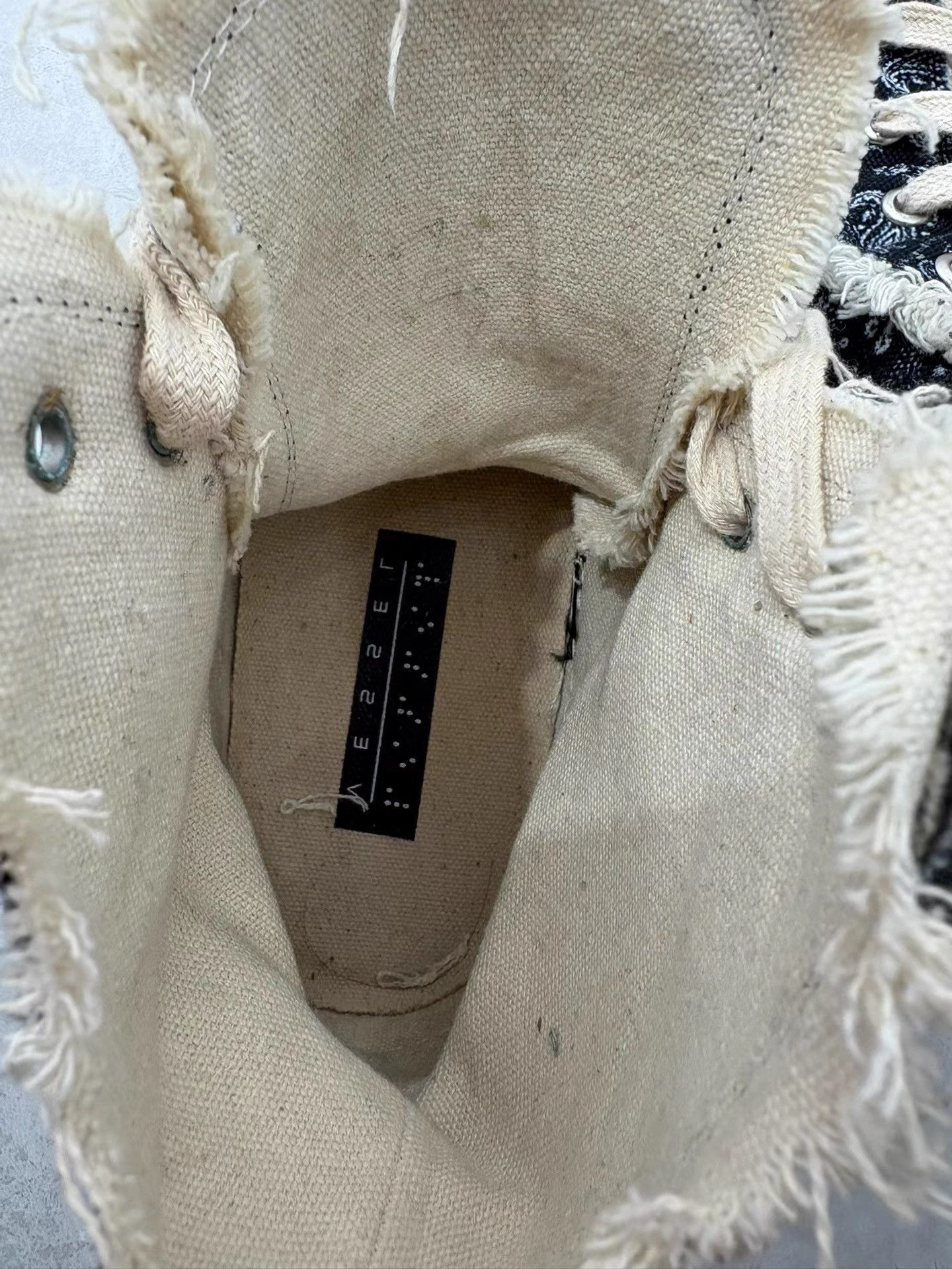xVESSEL xVESSEL Paisley High-Top Canvas Shoes K29 Size US 10 / EU 43 - 5 Thumbnail