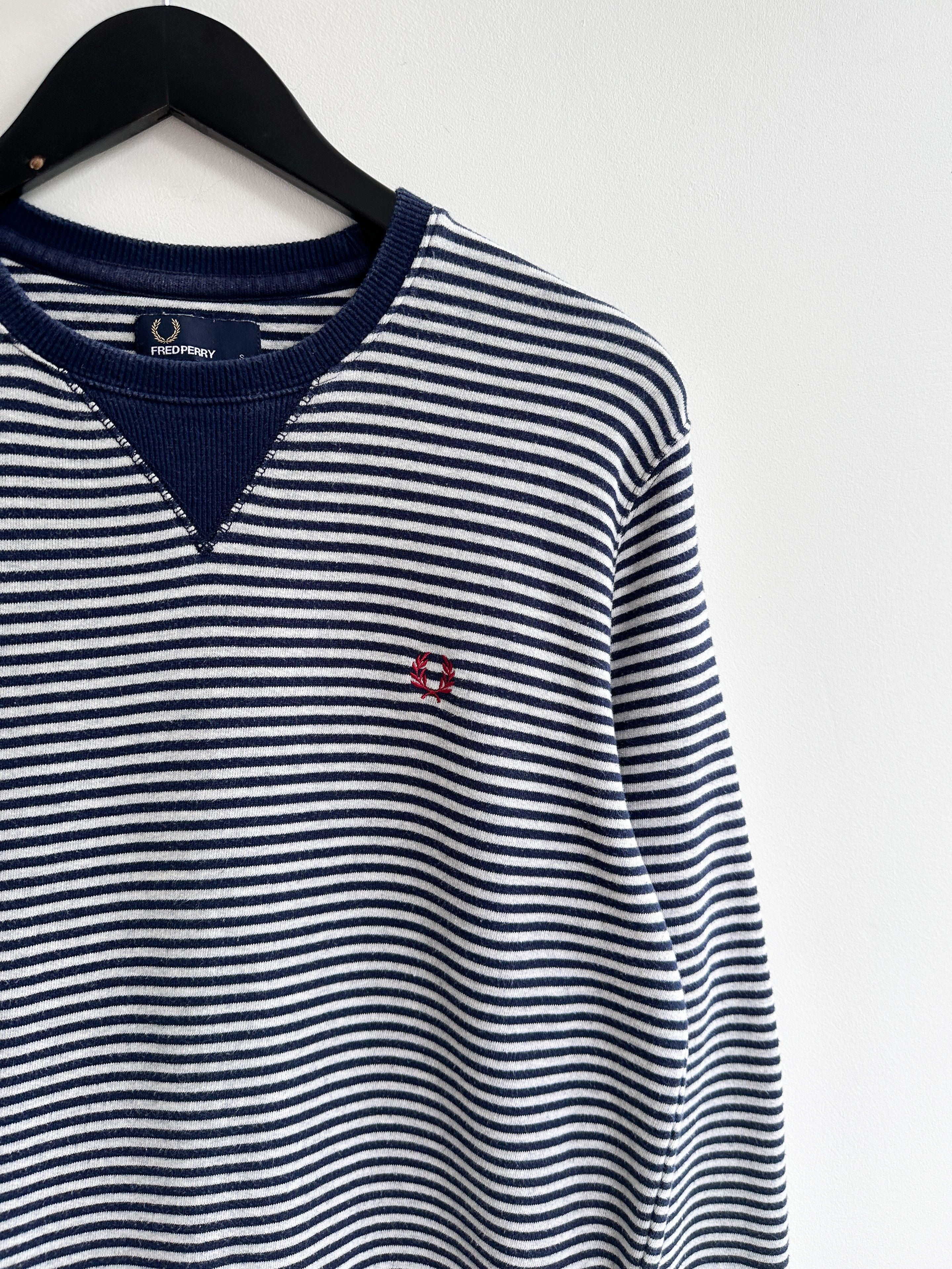 Fred Perry Fred Perry Striped Sweatshirt Pullover Size US S / EU 44-46 / 1 - 3 Thumbnail