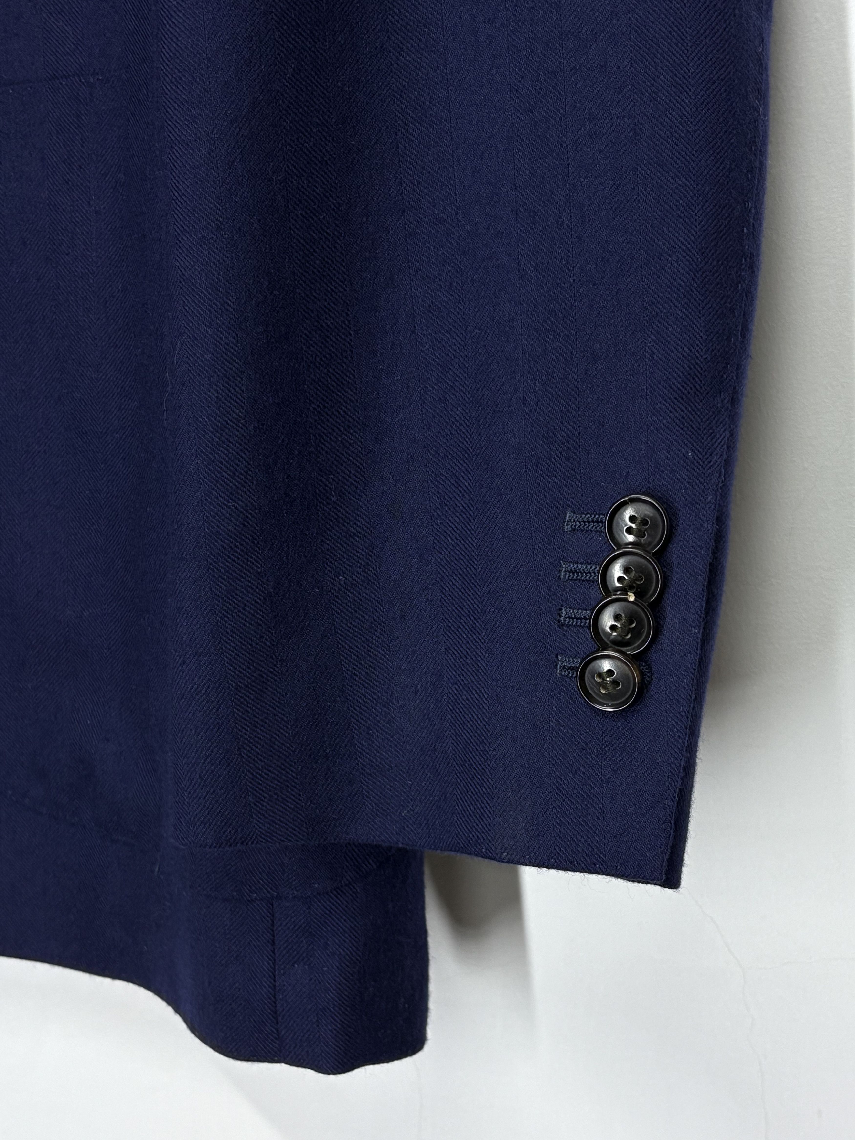 Suitsupply Suitsupply Havana HL 100% Pure Cashmere Navy Blazer Jacket Size 48R - 5 Thumbnail