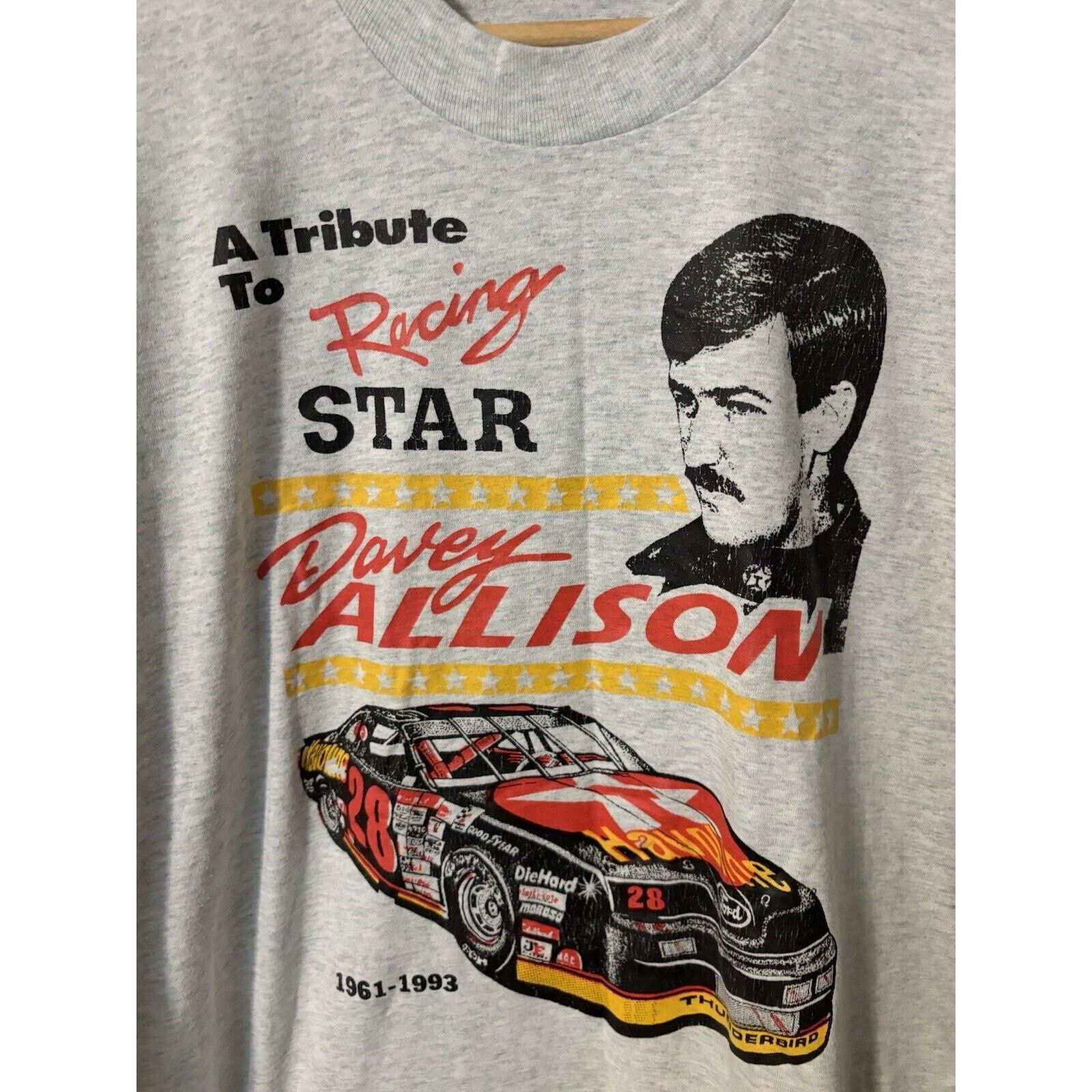 Other vintage davey alley nascar Tshirt Size Xl Grey Size US XL / EU 56 / 4 - 5 Thumbnail