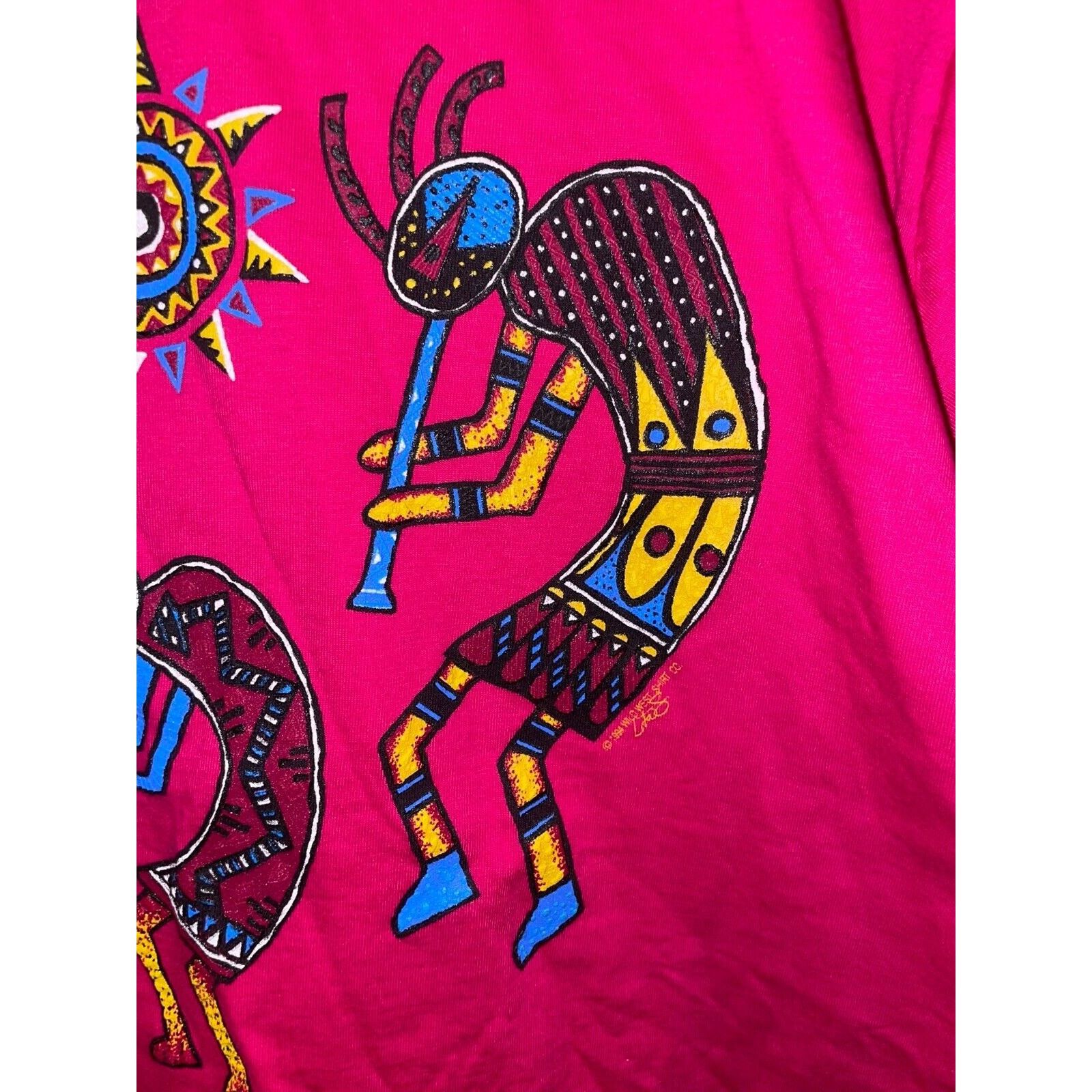 Jerzees Vintage Arizona Aboriginal Shirt Native American Tee 90s VTG Size US L / EU 52-54 / 3 - 5 Thumbnail