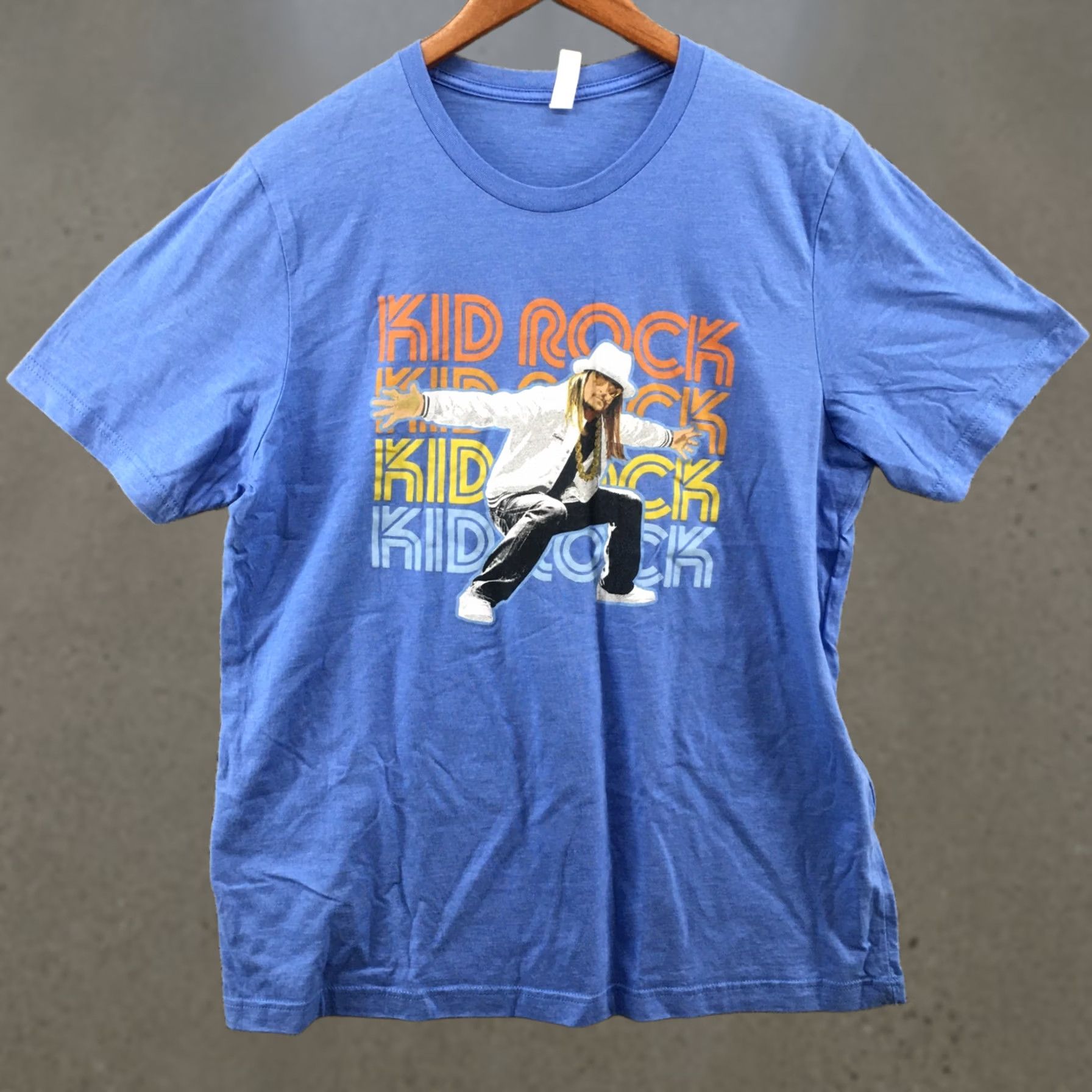 Vintage Bella Canvas Kid Rock Graphic Tee Tshirt Mens M Blue Crew Neck Short Sleeve Size US M / EU 48-50 / 2 - 1 Thumbnail