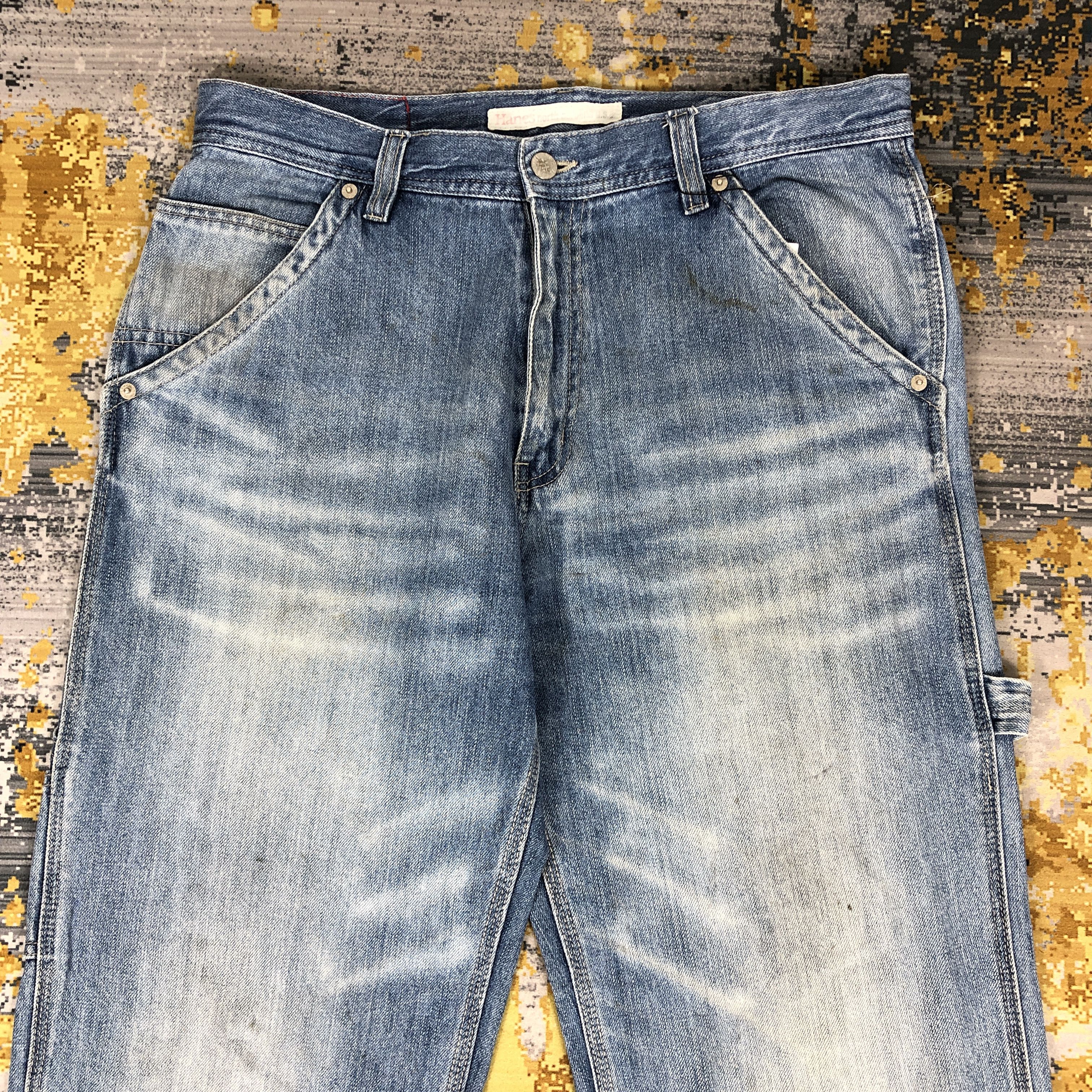 Hanes × Vintage Vintage Hanes Carpenter Jeans 33 x 29.5 L1291 Size US 33 - 2 Thumbnail