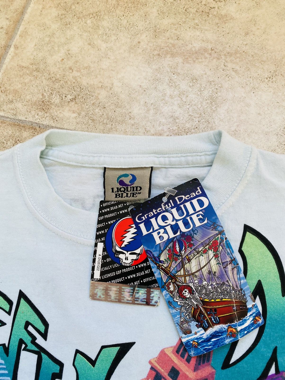Grateful Dead × Liquid Blue Liquid Blue USA Wake Of Flood 1992 NikeSB Pleasures Size US L / EU 52-54 / 3 - 18 Thumbnail