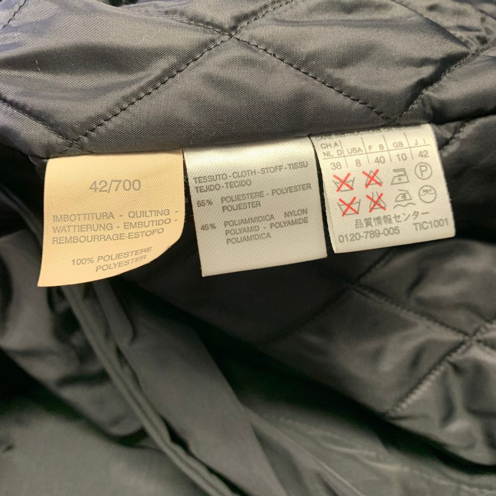 Max Mara MAX MARA Size 8 Black Nylon Trench Jacket Size M / US 6-8 / IT 42-44 - 5 Thumbnail
