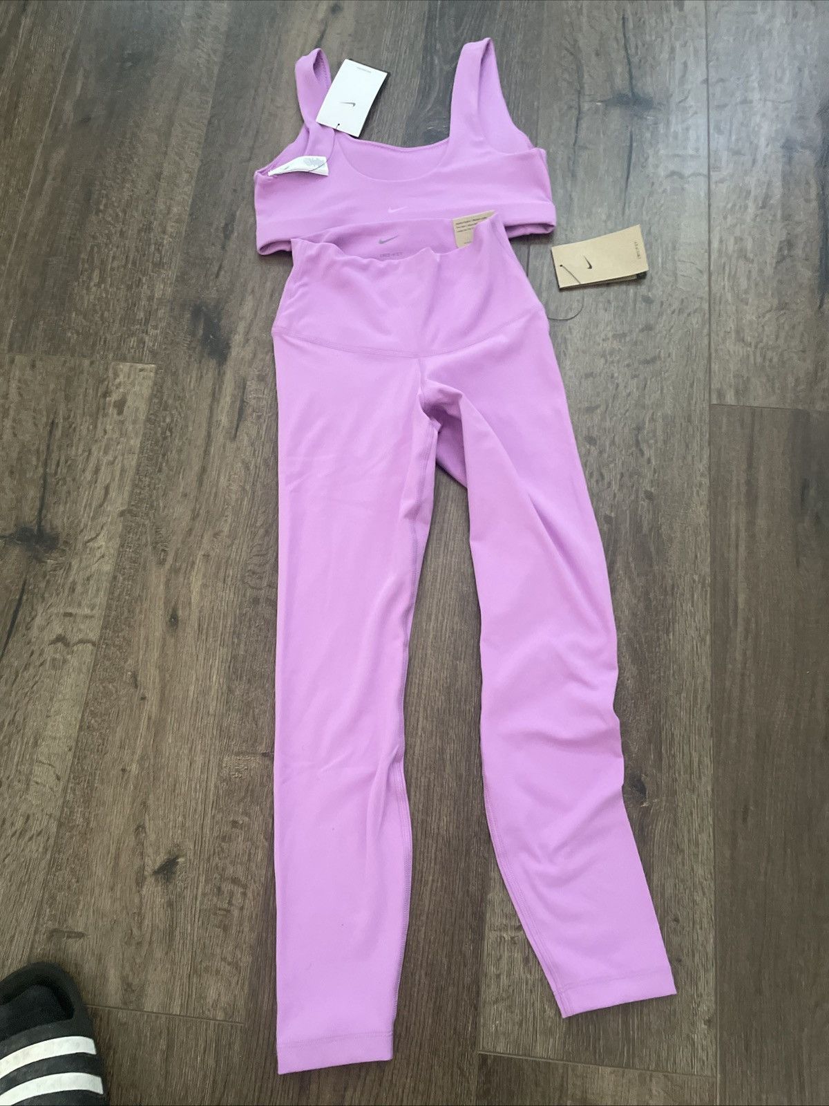 Nike Nike Gym wear set Pink size medium Size 34" / US 12 / IT 48 - 2 Thumbnail
