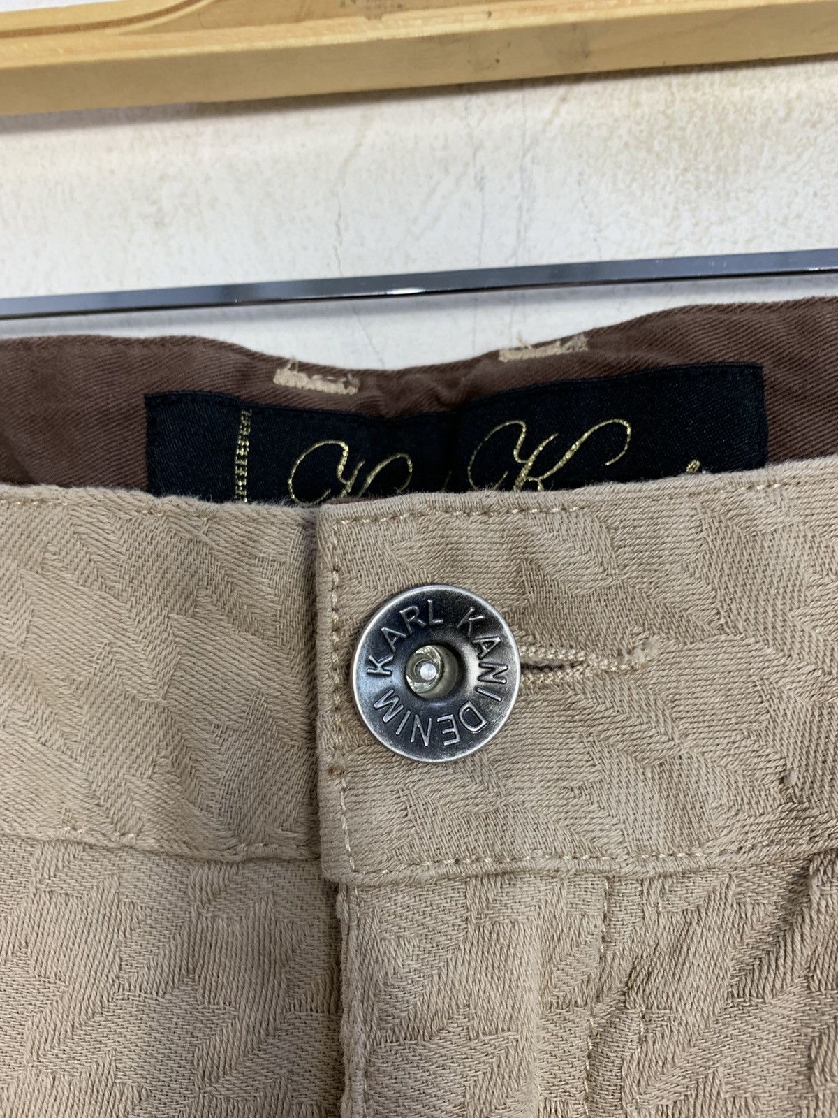 Karl Kani Karl Kani Houndstooth Design Embroidery Spell Out Denim Pant Size US 32 / EU 48 - 9 Thumbnail
