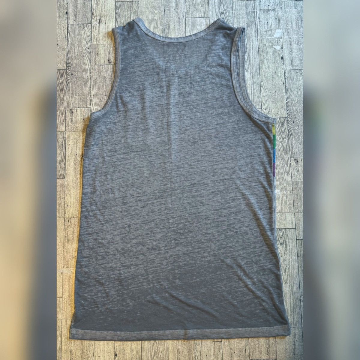 Vintage Vintage, Sheer, Rainbow Striped, Sleeveless Muscle Tank Size US S / EU 44-46 / 1 - 11 Thumbnail