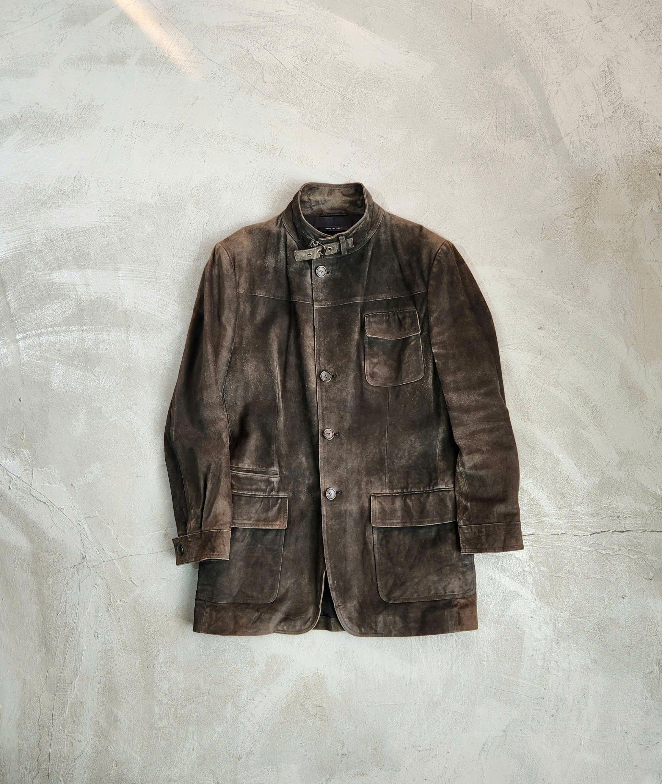 Gucci × Tom Ford ARCHIVE S/S2003 HAND PAINTED LEATHER JACKET