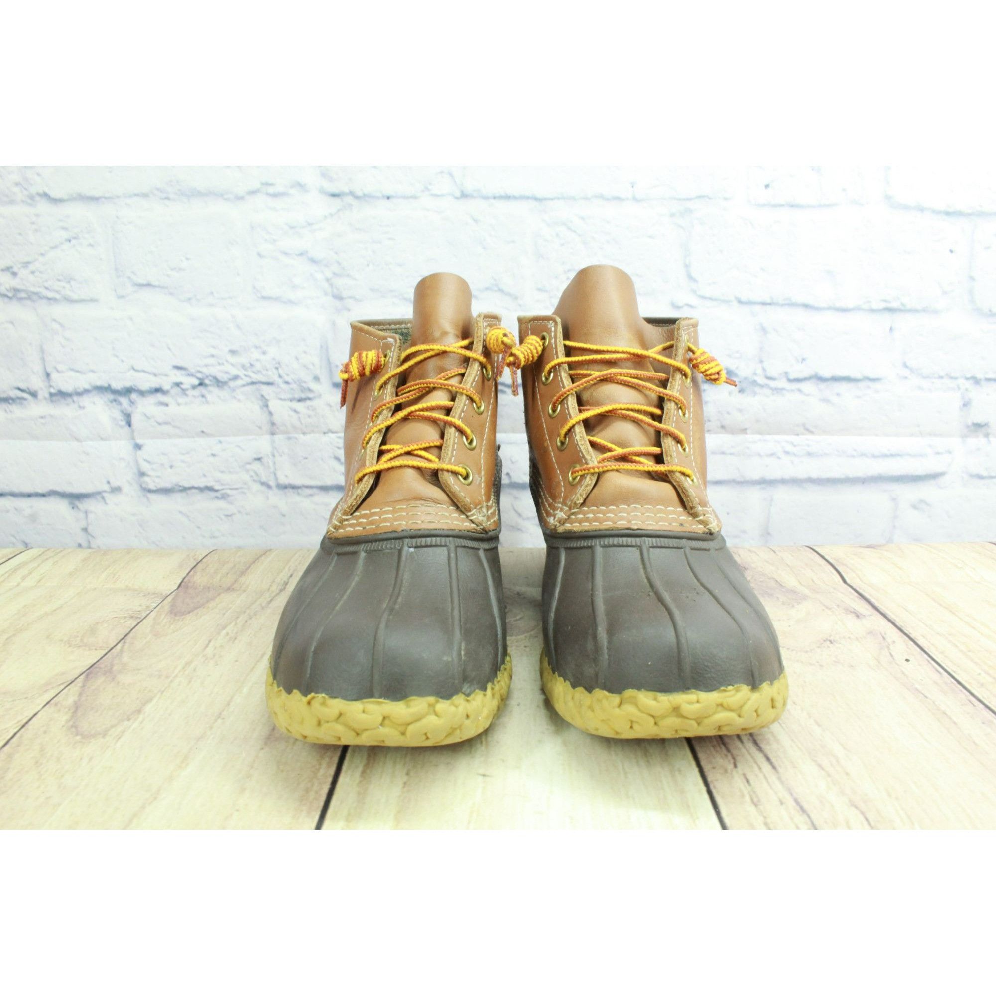L.L. Bean × Leather LL Bean Women's Unlined Ankle Duck Boots Size US 9 / IT 39 - 5 Thumbnail