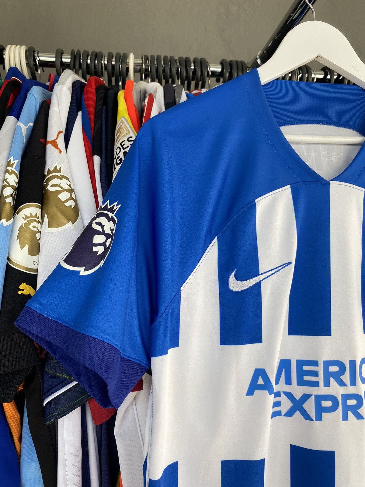 Nike 2023/24 NIKE BRIGHTON #5 DUNK PLAYER ISSUE FOOTBALL JERSEY Size US M / EU 48-50 / 2 - 3 Thumbnail
