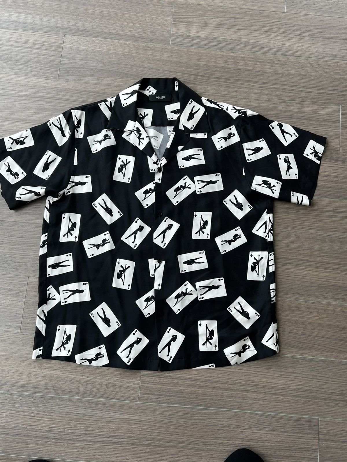 Amiri AMIRI Short Sleeve Cards Shirt Size US XXL / EU 58 / 5 - 6 Thumbnail