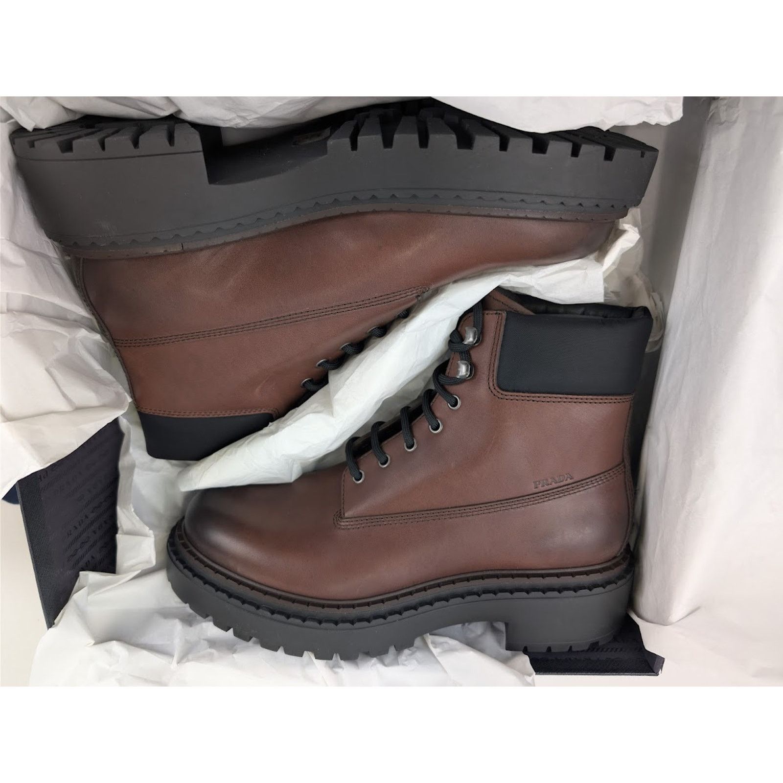 Prada o1rshd1 Ankle Boots in Ebano Brown Size US 9.5 / EU 42-43 - 22 Thumbnail