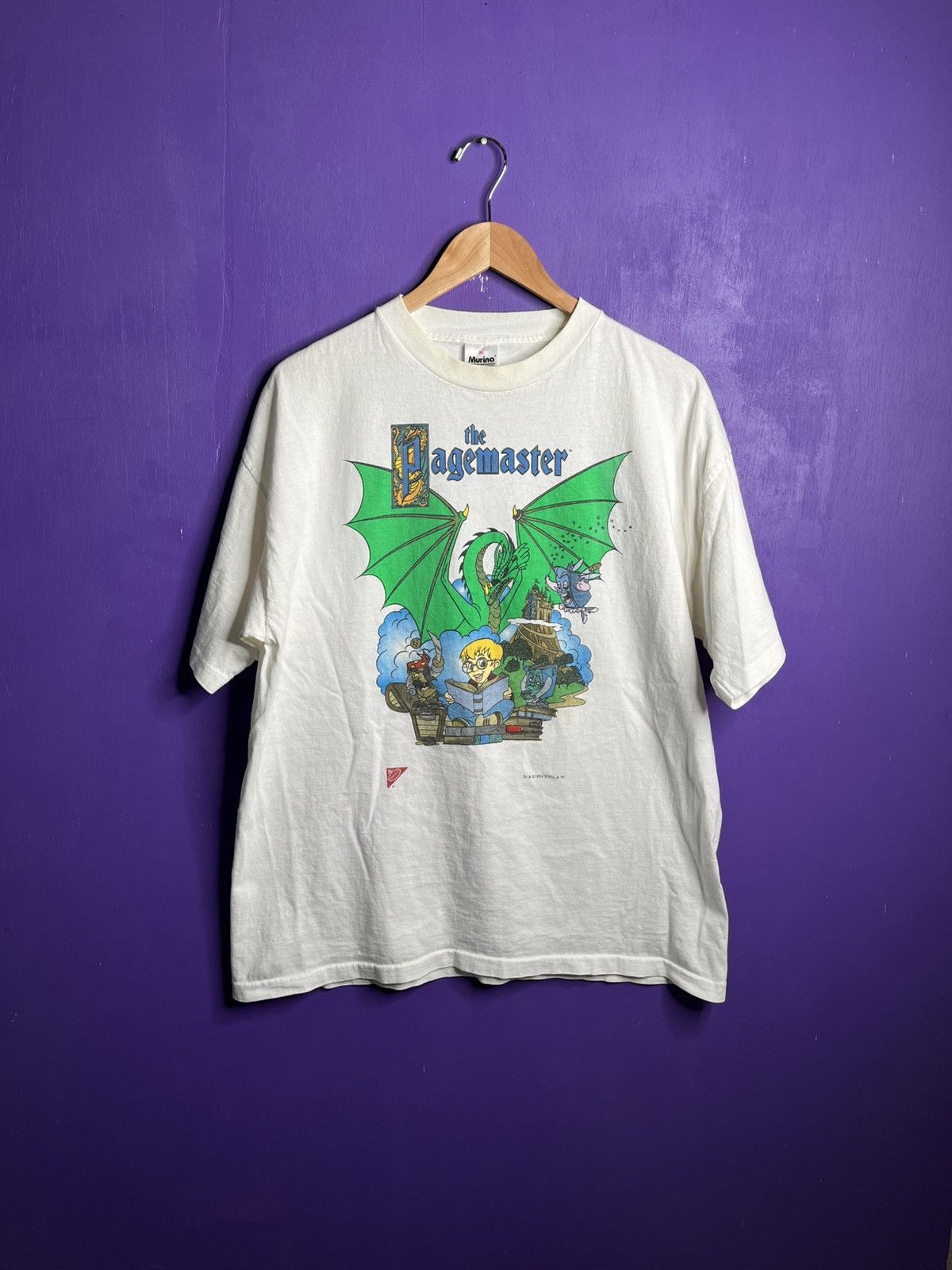 Vintage 1994 The page master children’s book promo tee