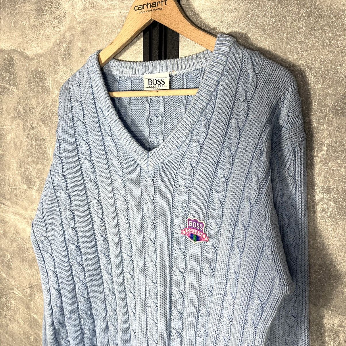 Hugo Boss Vintage Hugo Boss 90s Braid Knitted Sweater Archival Knit L Size US L / EU 52-54 / 3 - 5 Thumbnail