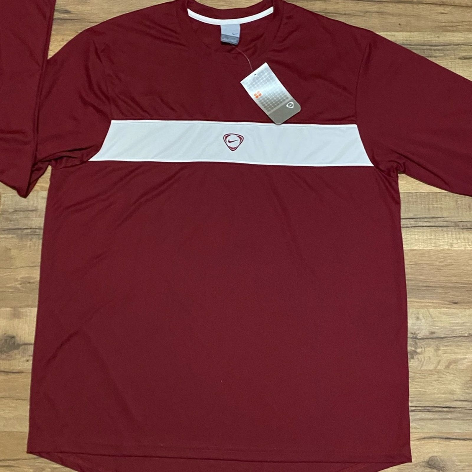 Nike 2006 Nike Soccer Center Swoosh Long Sleeve Size US L / EU 52-54 / 3 - 2 Thumbnail