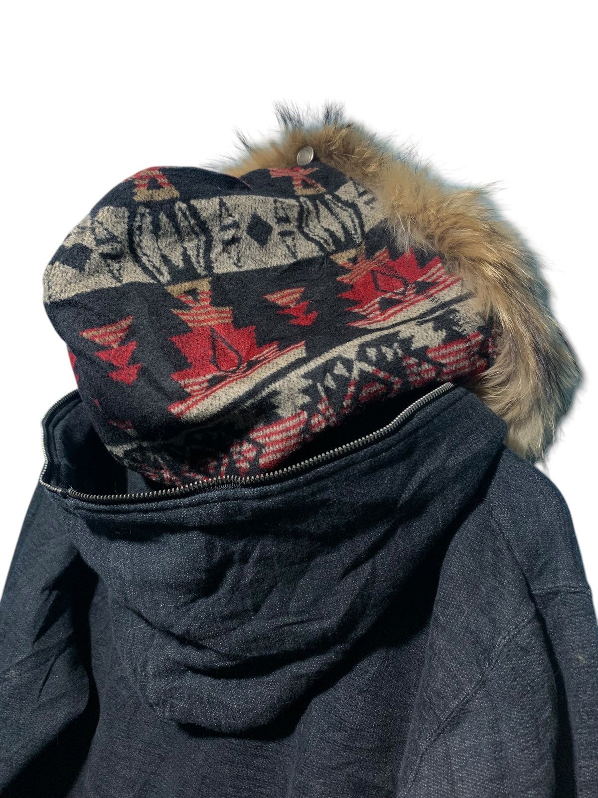 If Six Was Nine ILLS japan double layer navajo removable fur hoodie Size US L / EU 52-54 / 3 - 12 Thumbnail