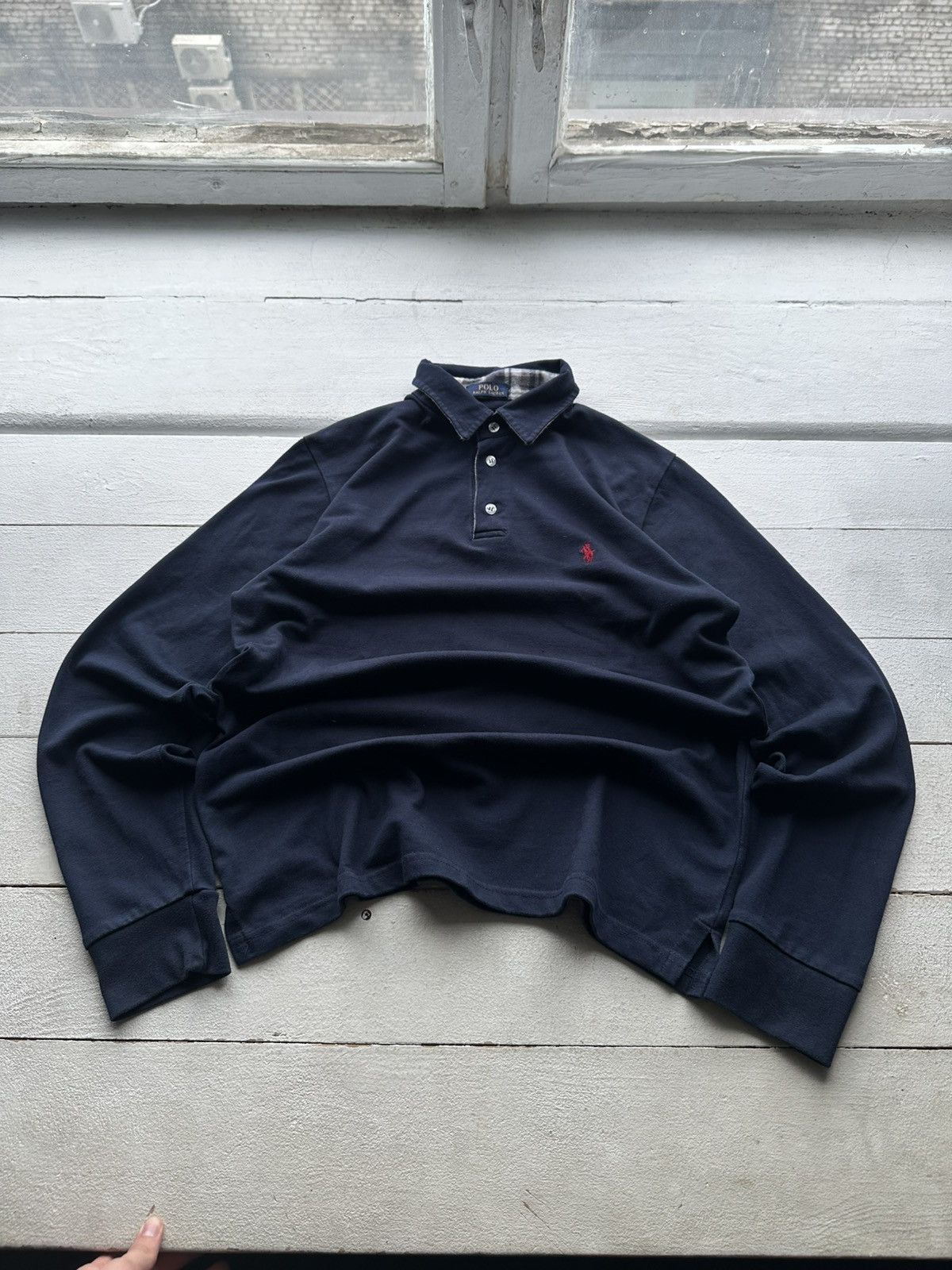 Ralph Lauren VNTG🚨 90s Polo Ralph Lauren Longsleeve Rugby Y2K pony luxury Size US L / EU 52-54 / 3 - 1 Thumbnail
