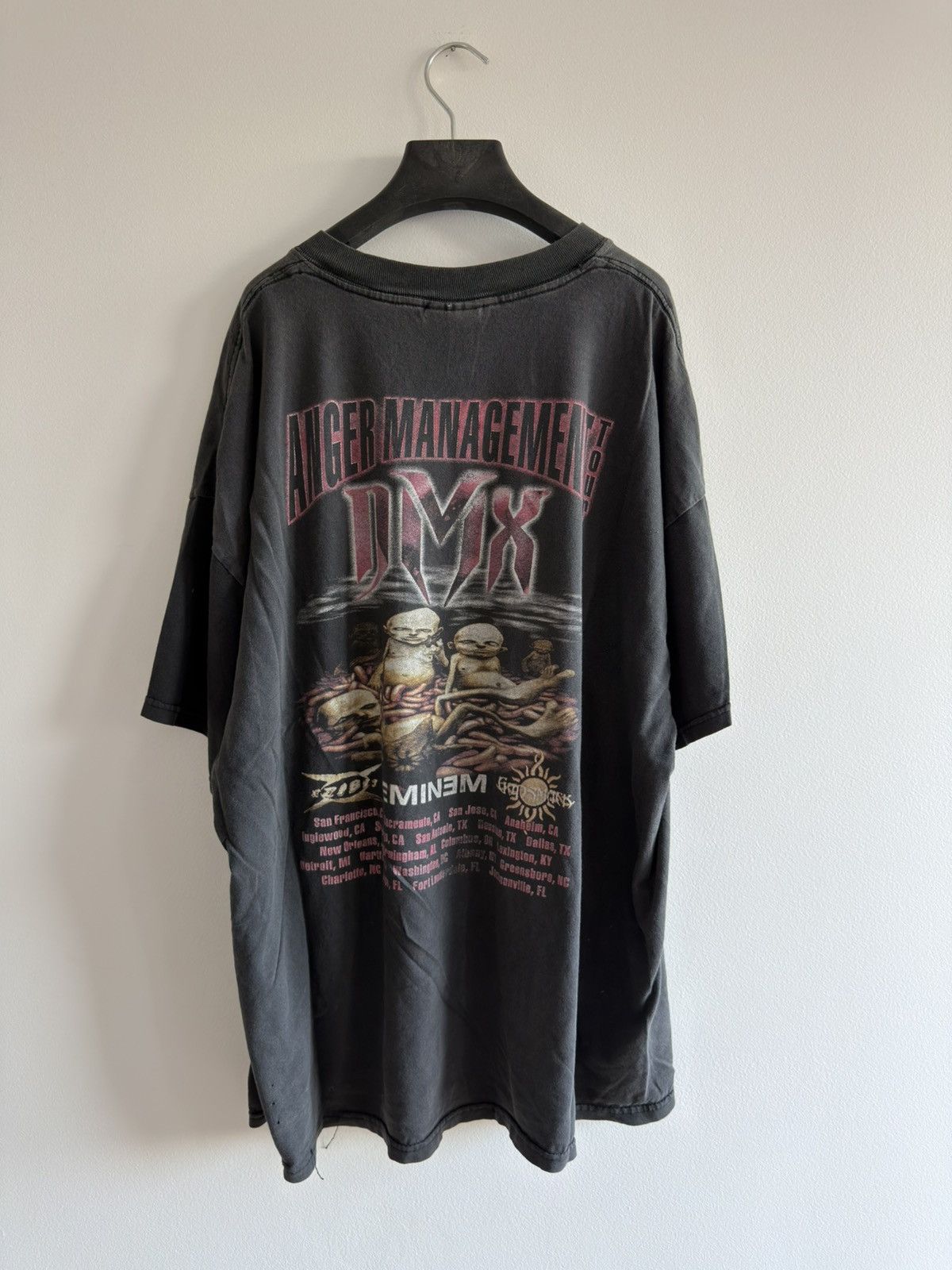 Band Tees *RARE*ANGER MANAGEMENT VINTAGE DMX EMINEM GODSMACK TOUR Size US XXL / EU 58 / 5 - 1 Thumbnail