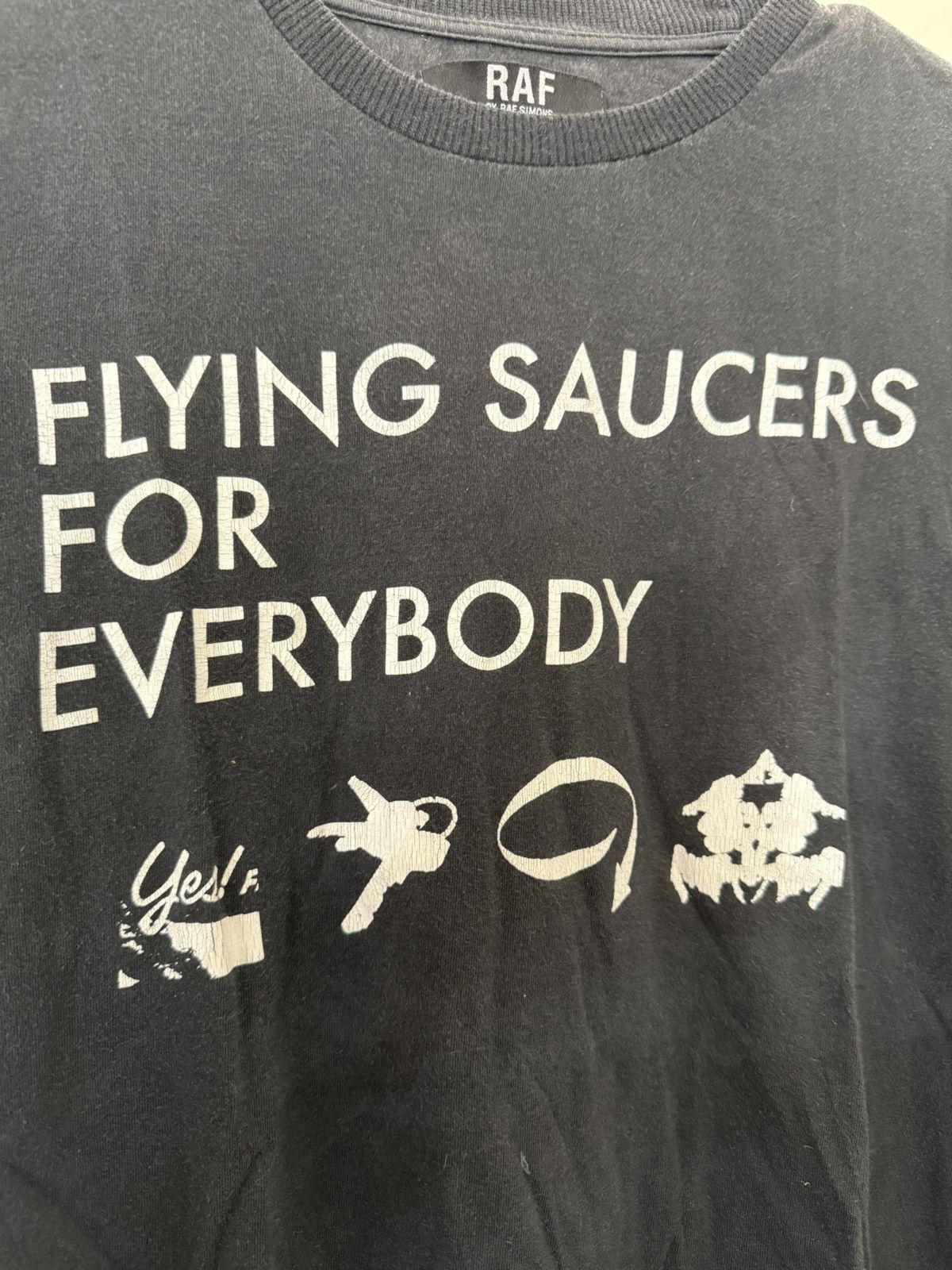 Raf by Raf Simons RAF BY RAF SIMONS X RAF SIMONS "flying Saucers" Tee Size US S / EU 44-46 / 1 - 2 Thumbnail