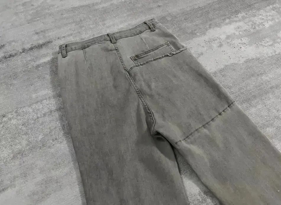 Japanese Brand Distressed Washed Flared Jeans Size US 32 / EU 48 - 6 Thumbnail