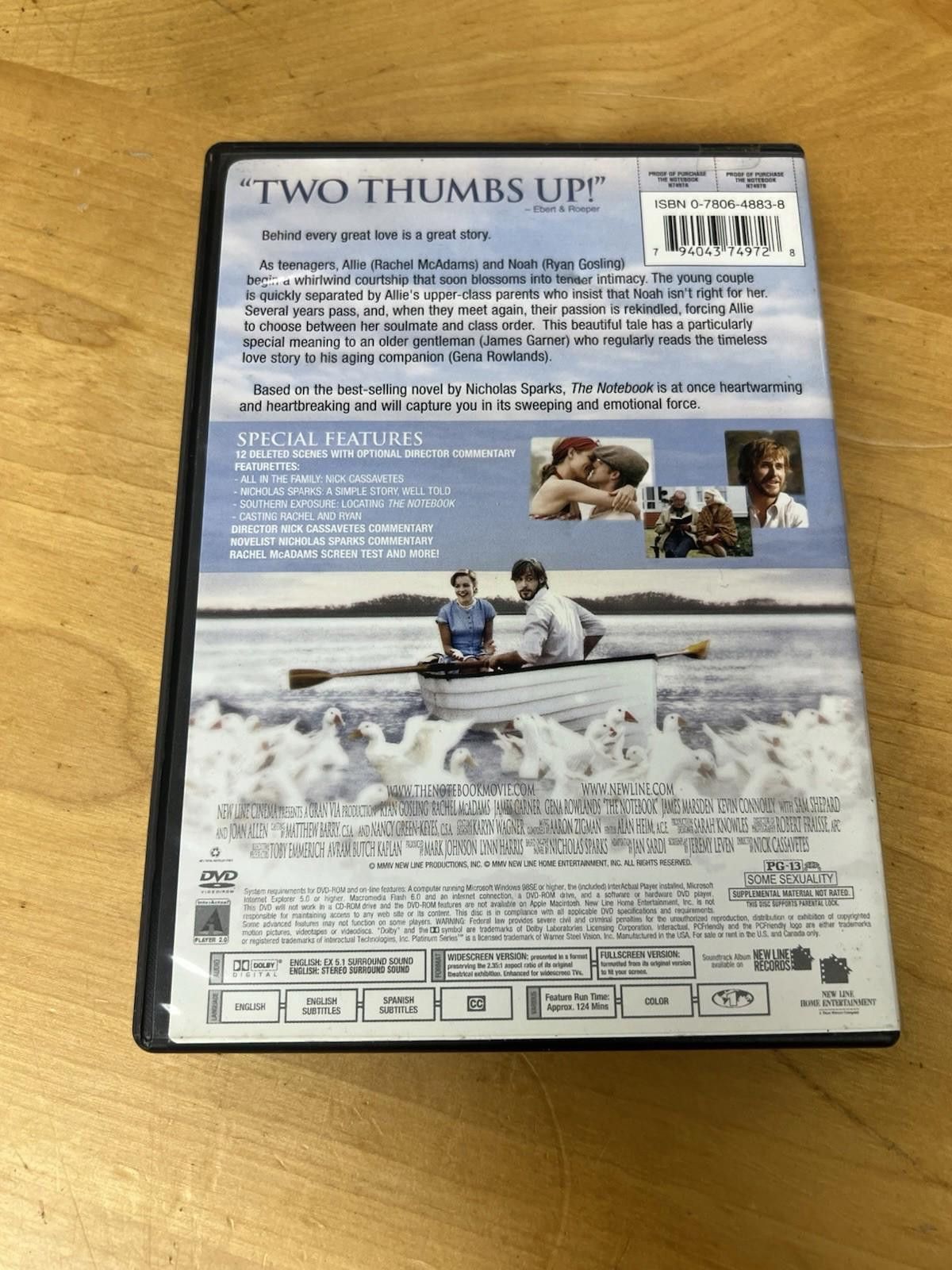 Other The Notebook (DVD, 2004) Size ONE SIZE - 12 Thumbnail