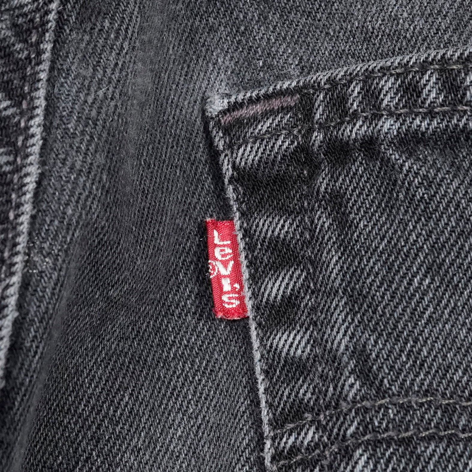 Levi's Vintage Levi’s 501 Black Jeans USA Made Distressed Repair Size US 32 / EU 48 - 12 Thumbnail