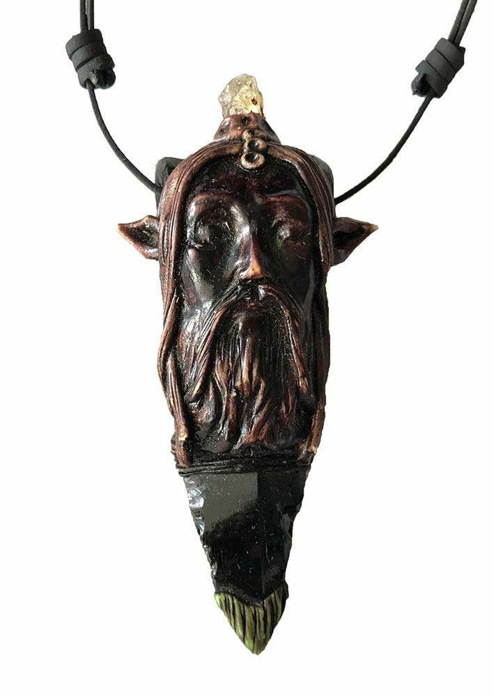 Designer New Black Artisan Hand Made Elf Necklace Size ONE SIZE - 3 Thumbnail