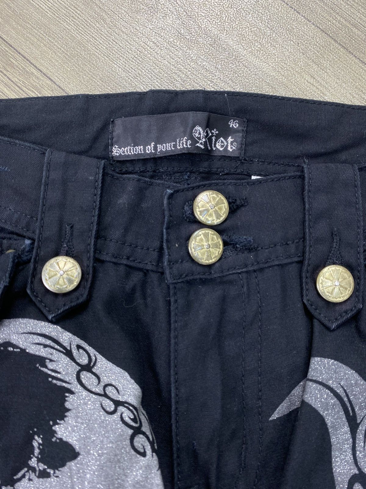 Hysteric Glamour 2000s Skulls Riot Ifsixwasnine Lgb Punk Bondage Cargo Pants Size US 30 / EU 46 - 7 Thumbnail