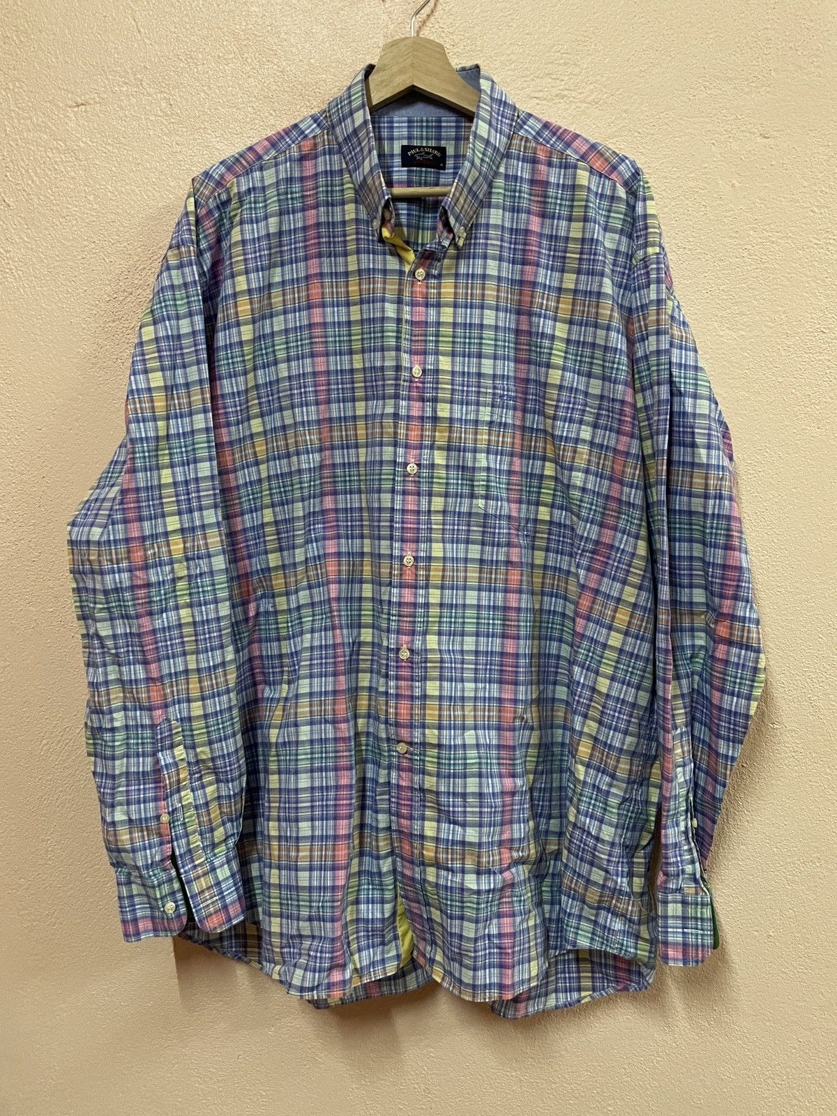 Lil Yachty × Paul & Shark × Vintage Paul & Shark yachting Menswear Madras Check & plaids SZ XXL Size US XXL / EU 58 / 5 - 1 Thumbnail
