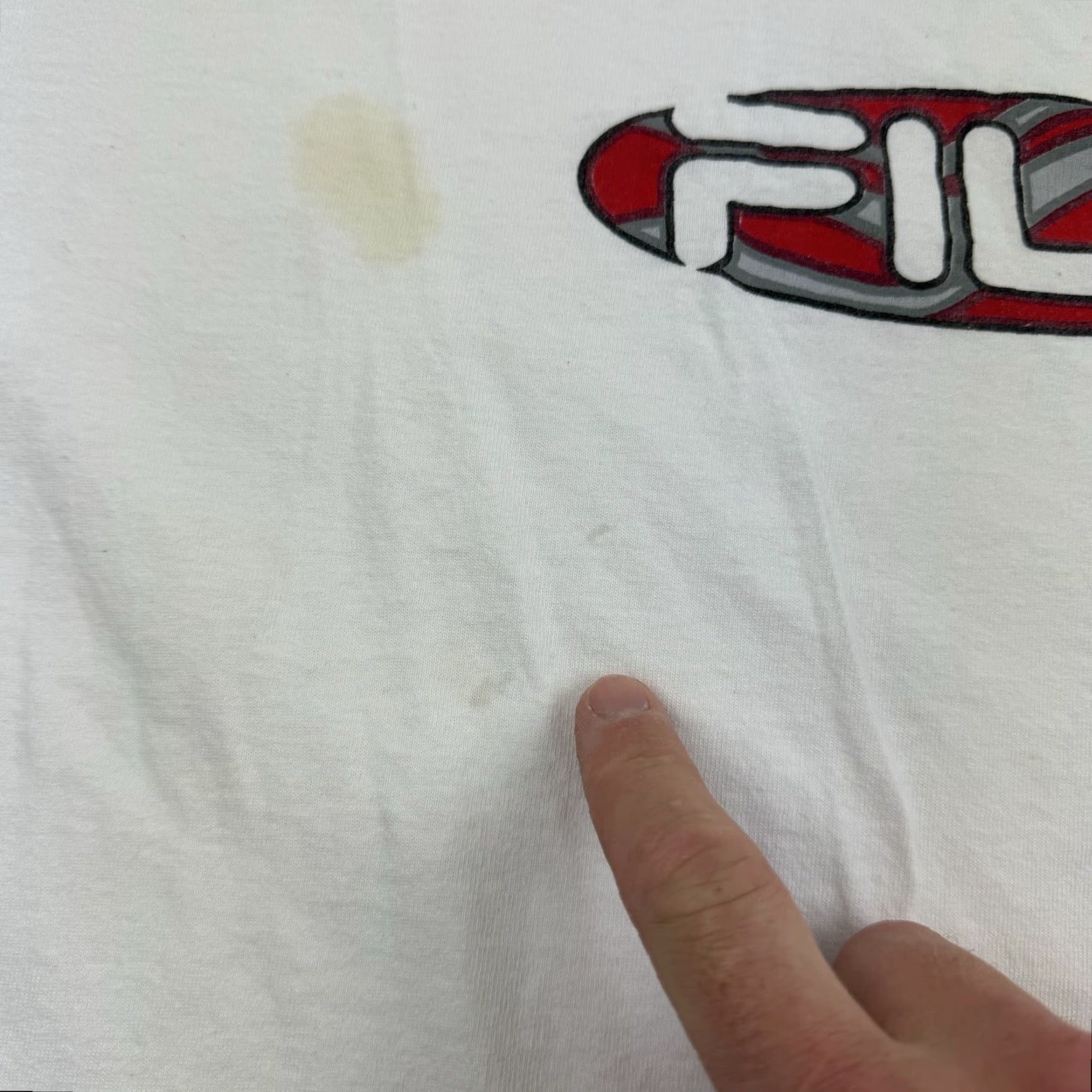 Fila VINTAGE FILA Shirt Adult XL White Logo 90s Mens XL White Logo VTG 90s Size US XL / EU 56 / 4 - 3 Thumbnail