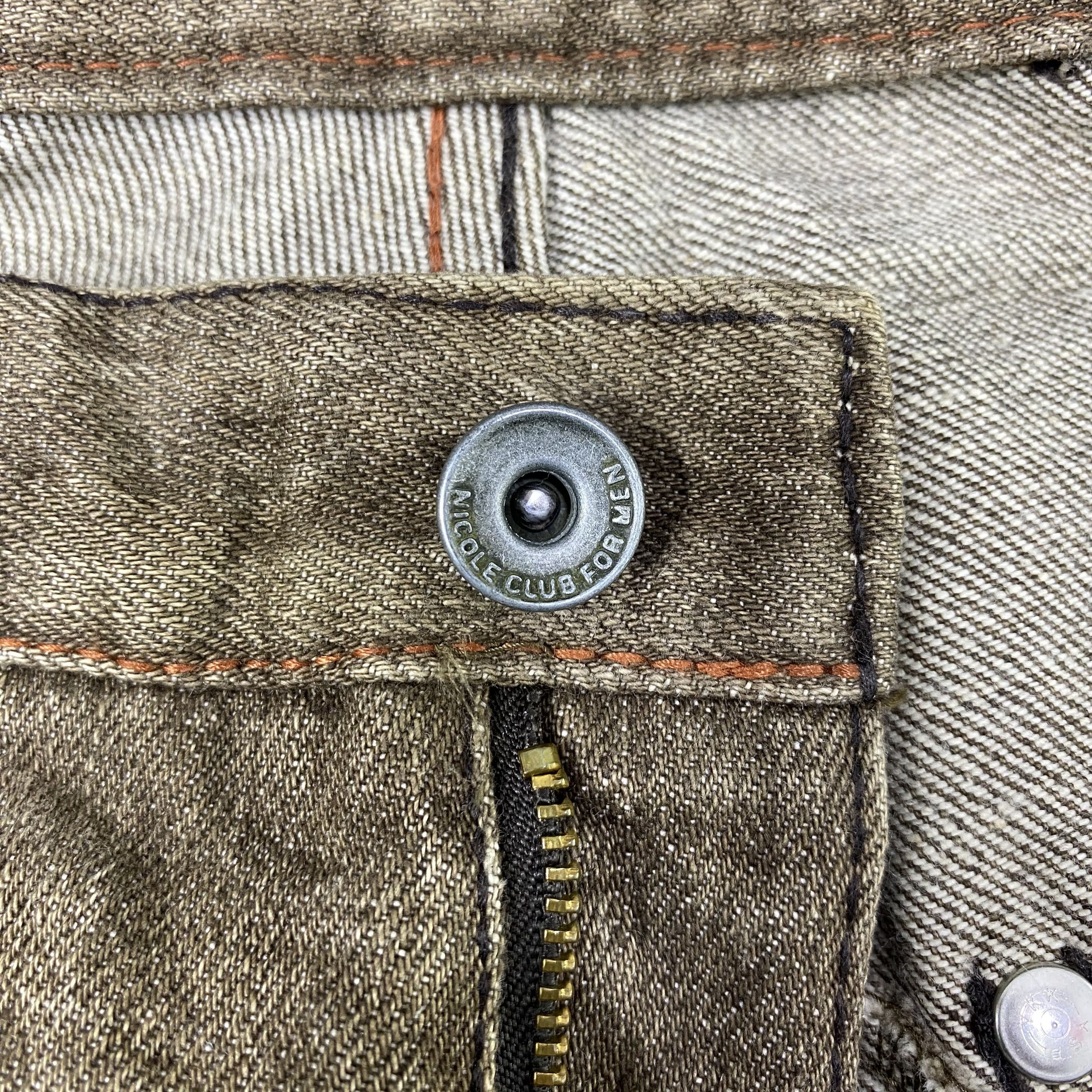 Nicole Club Japanese Designer Nicole Club For Men Jeans-J1155 Size US 31 - 11 Thumbnail