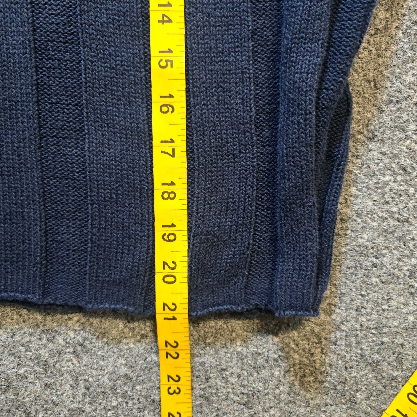 J.Crew J.CREW Sweater Womens Size Small Blue Ribbed Turtleneck Preppy Capsule Casual Shirt Size S / US 4 / IT 40 - 7 Thumbnail