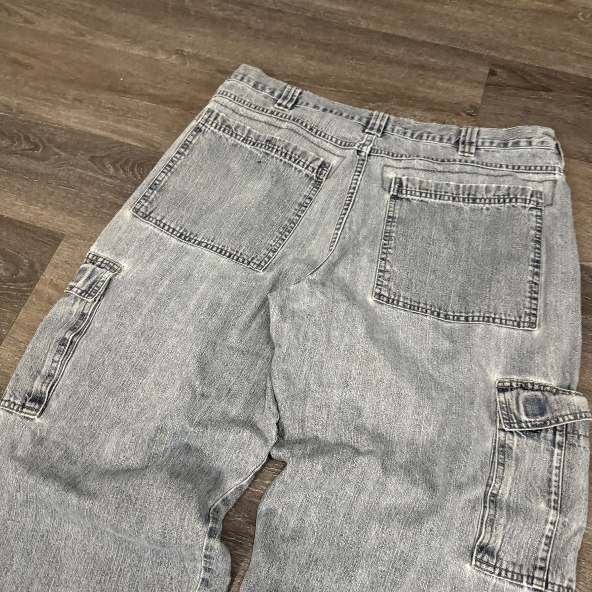 Vintage × Wrangler Vintage 90s wrangler baggy cargo skater jeans Size US 36 / EU 52 - 3 Thumbnail
