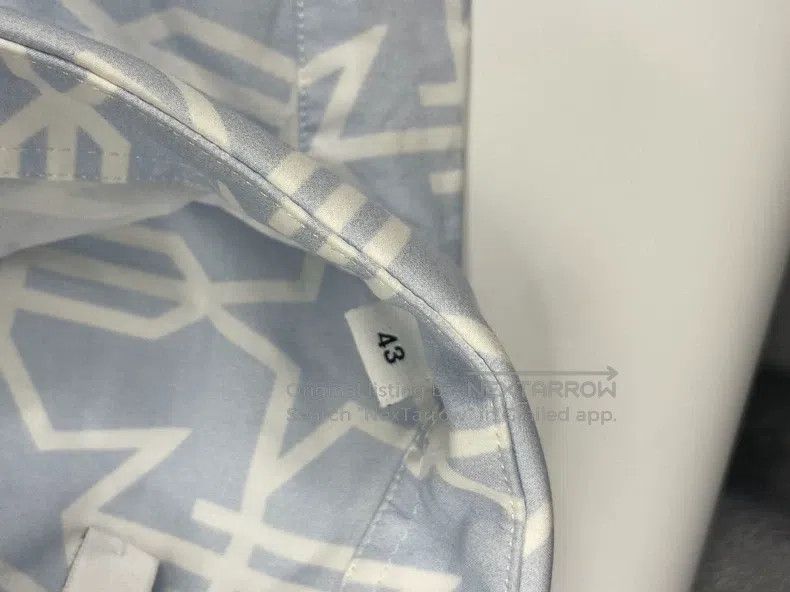 Givenchy Givenchy size 41 Navy Blue Five-Star Pattern Shirt Size US L / EU 52-54 / 3 - 4 Thumbnail