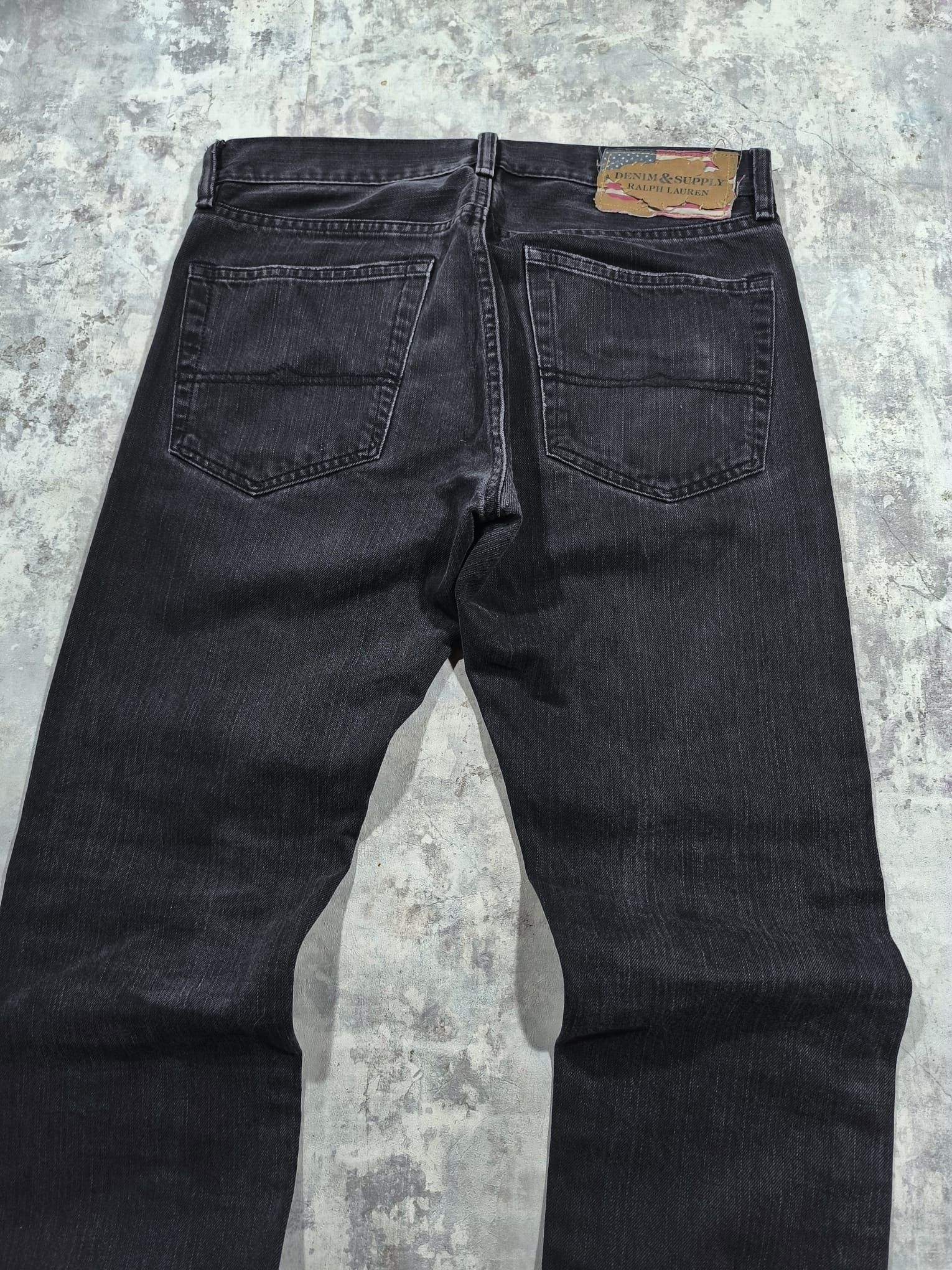 Denim & Supply Ralph Lauren Archival Slim Fit Denim Supply RL Black Faded Jeans Size US 32 / EU 48 - 6 Thumbnail