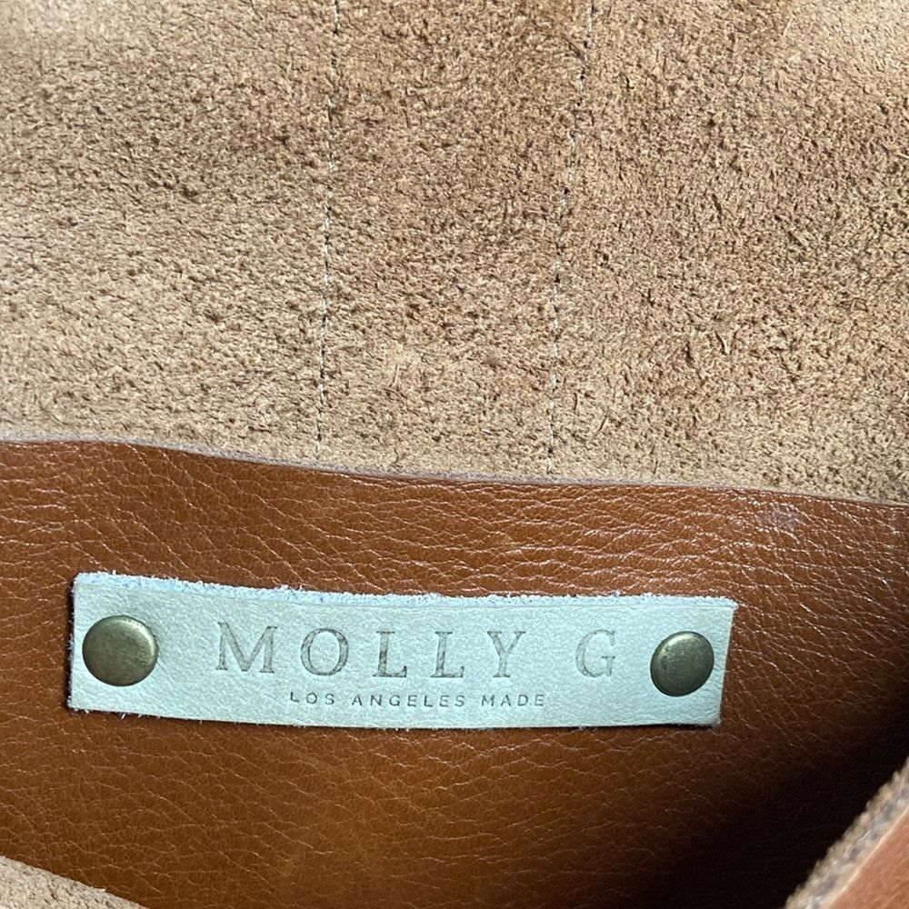 Molly Goddard Molly G Clementine Crossbody Whiskey Colored Saddle Leather Size ONE SIZE - 3 Thumbnail