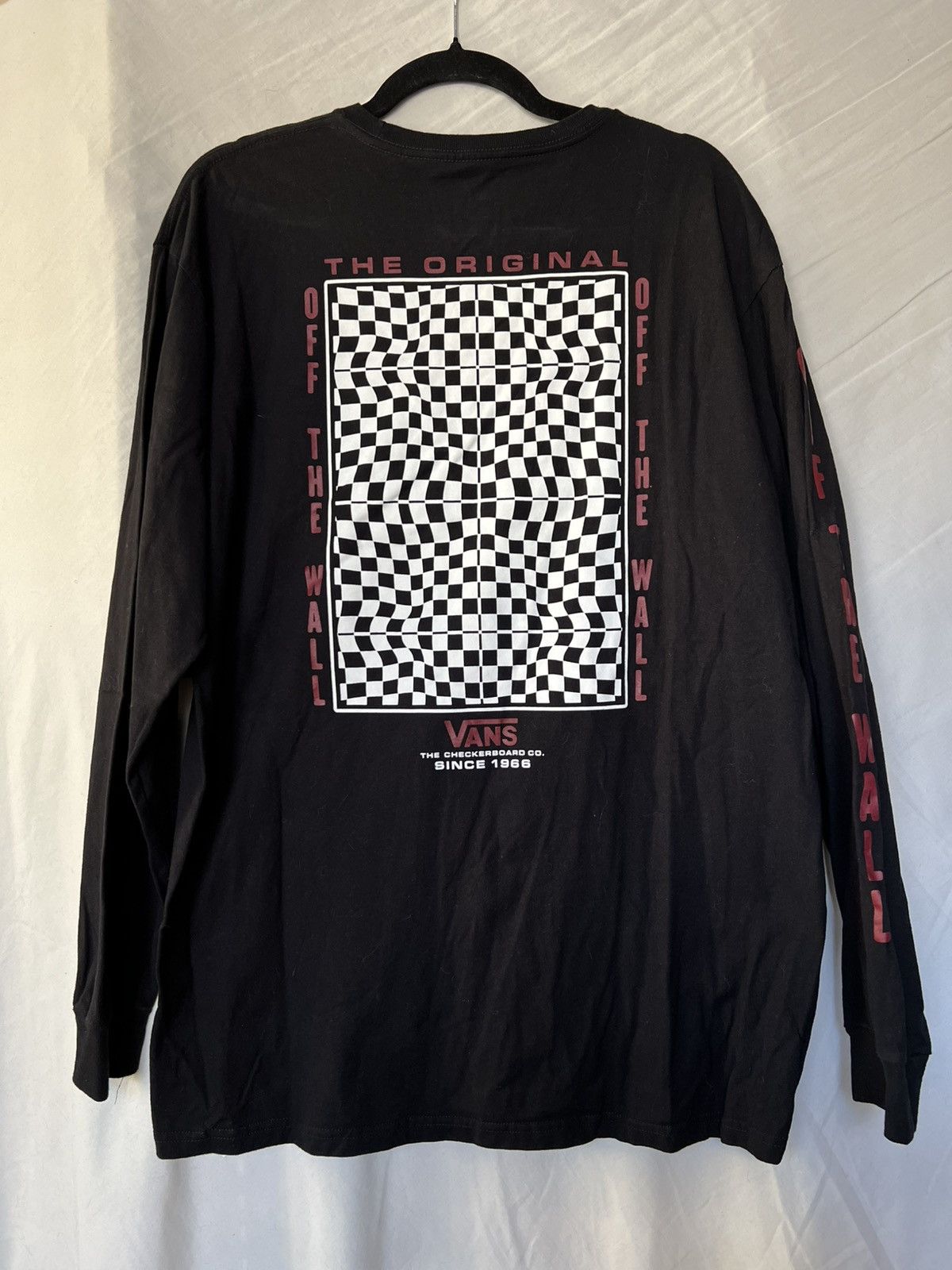 Vans Vans Men's Checker Illusion Black Shirt Size US L / EU 52-54 / 3 - 1 Thumbnail