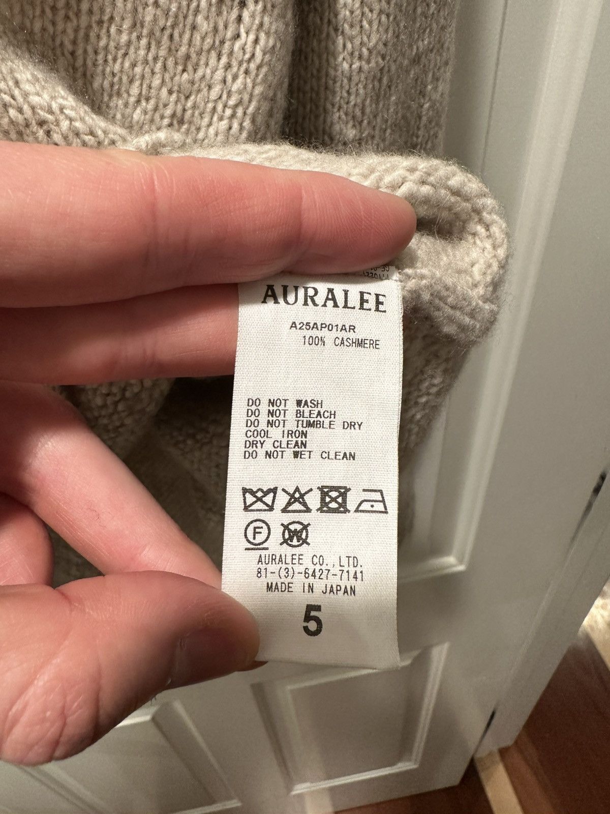 Auralee AURALEE Cashmere Sweater Size US L / EU 52-54 / 3 - 3 Thumbnail