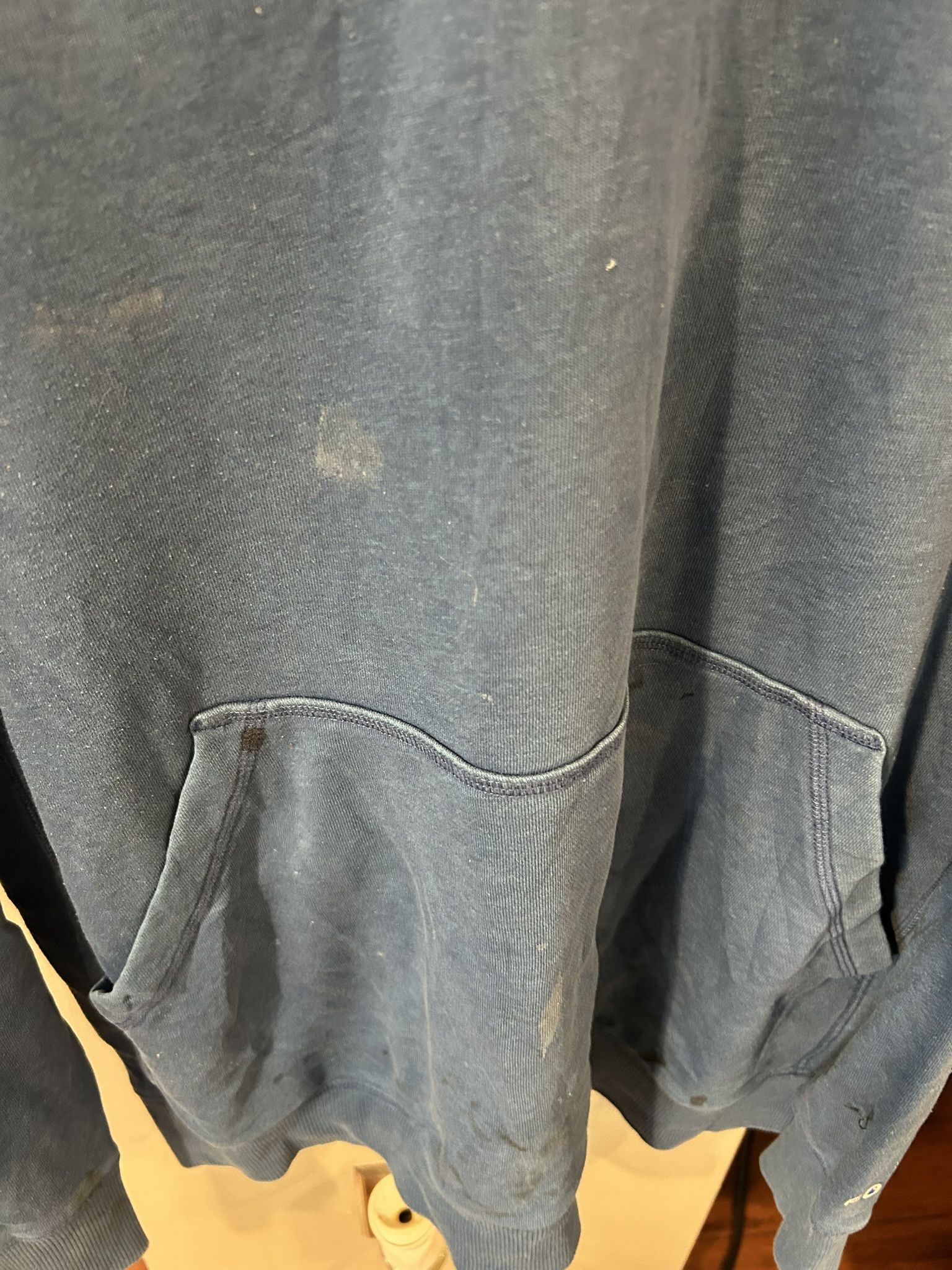 Carhartt Carhartt Men's Blue Hoodie Sweatshirt Size US XL / EU 56 / 4 - 3 Thumbnail