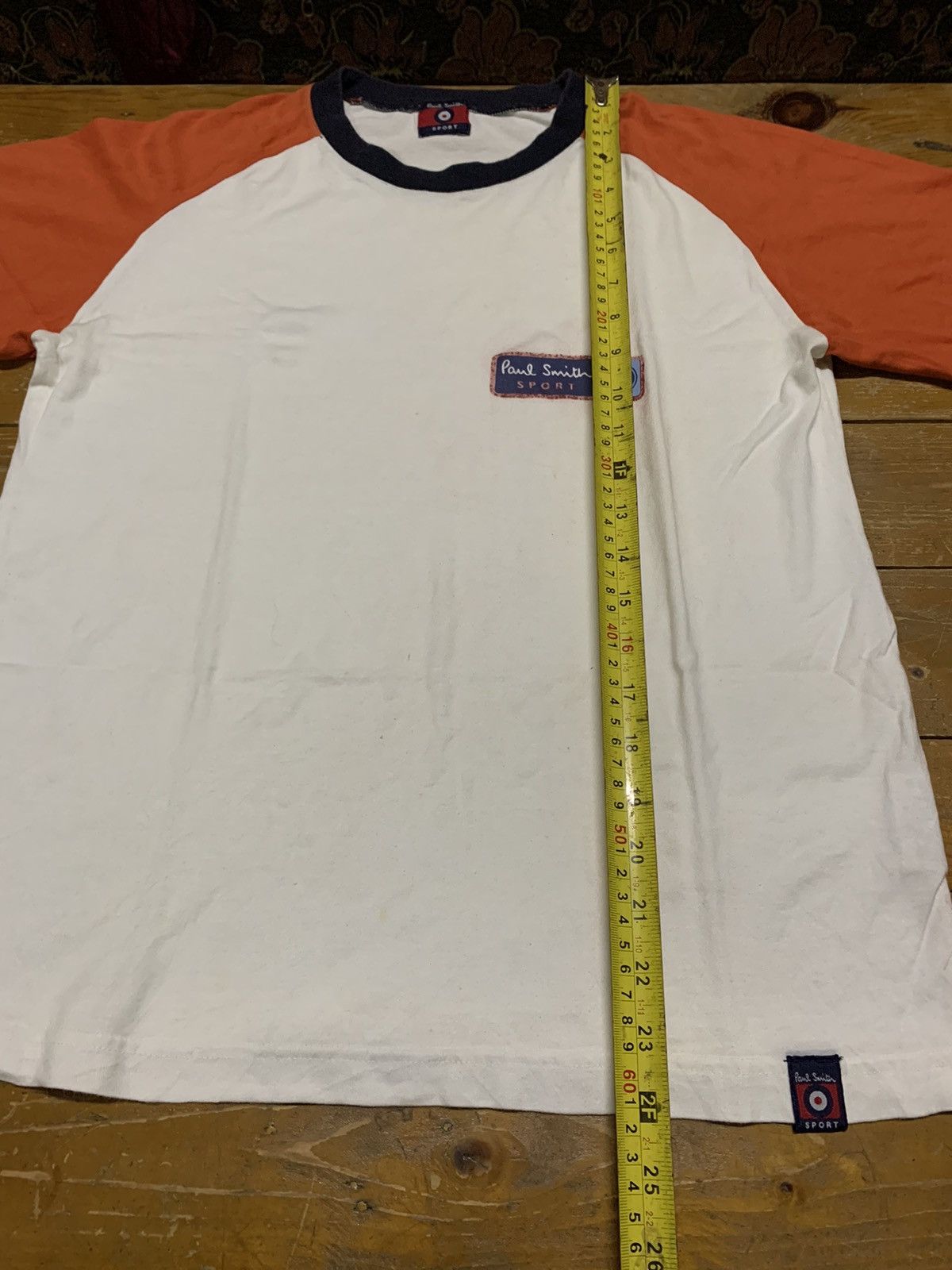 Designer × Paul Smith Hype 90s Paul Smith Sport Ringer Raglan Tee Size US S / EU 44-46 / 1 - 8 Thumbnail