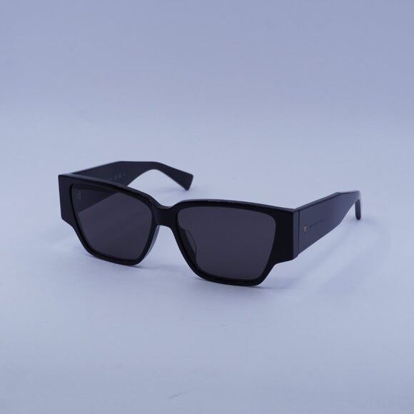 Bottega Veneta Bottega Veneta BV1285S 001 Sunglasses Black Square Frame Size ONE SIZE - 4 Thumbnail