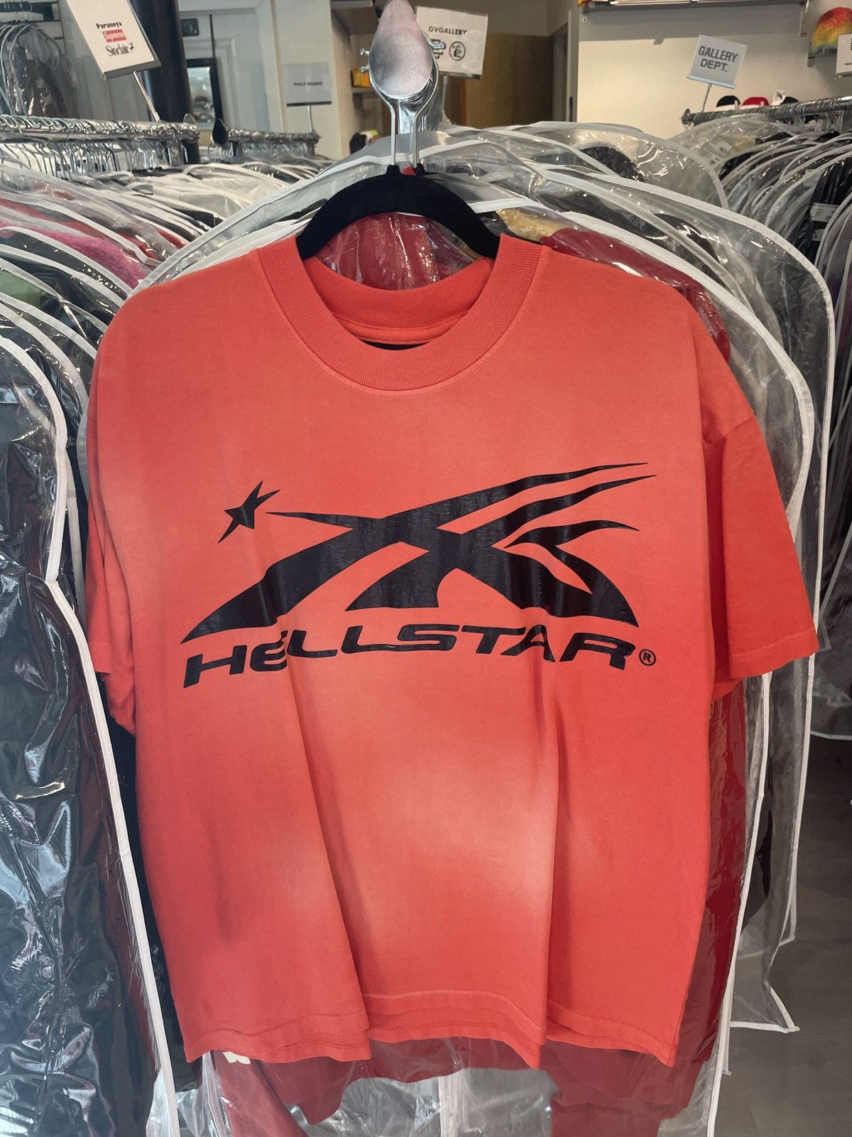 Hellstar Logo Shirt Red