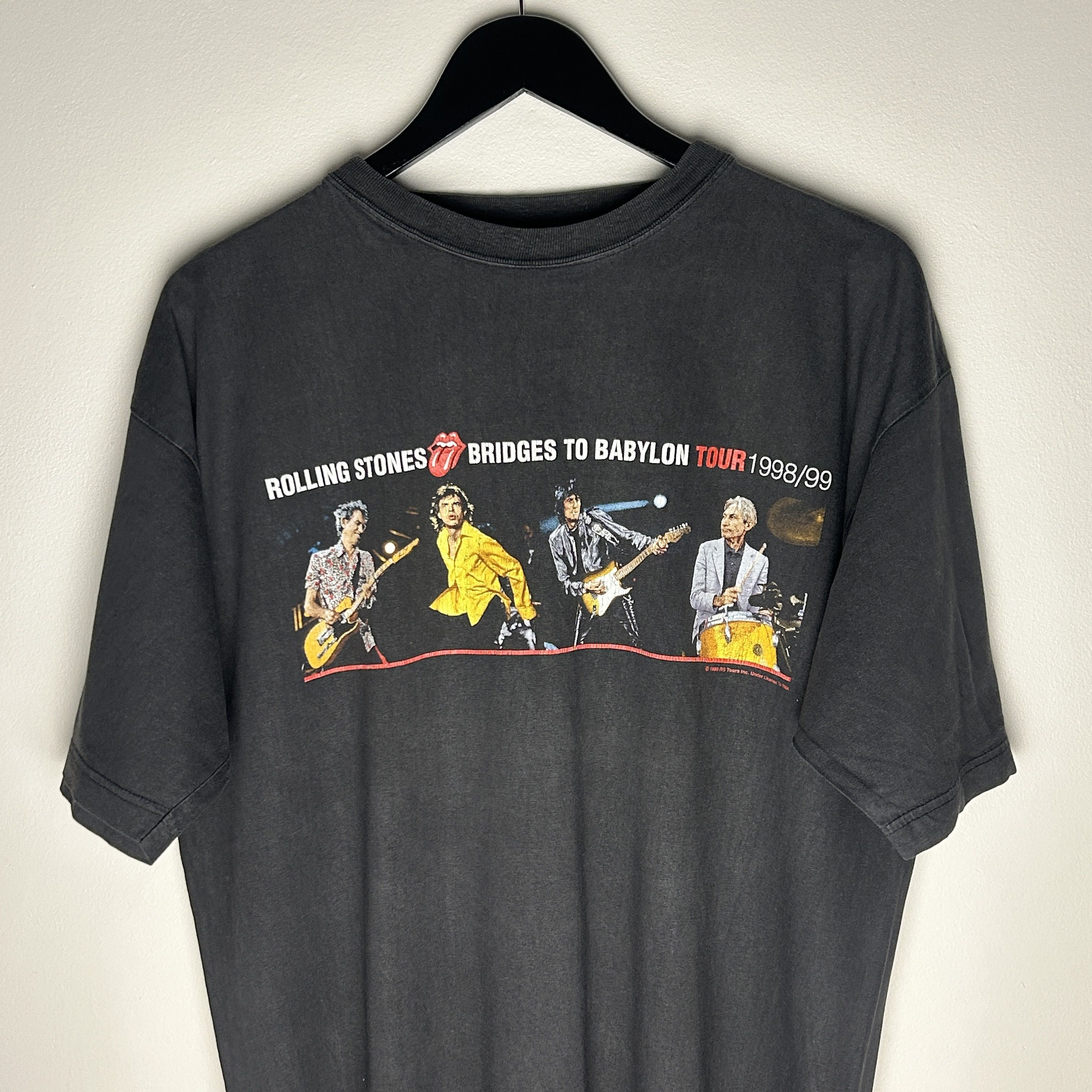 Band Tees Vintage Rolling Stones Bridges To Babylon 1999 Band T-shirt Size US XL / EU 56 / 4 - 3 Thumbnail